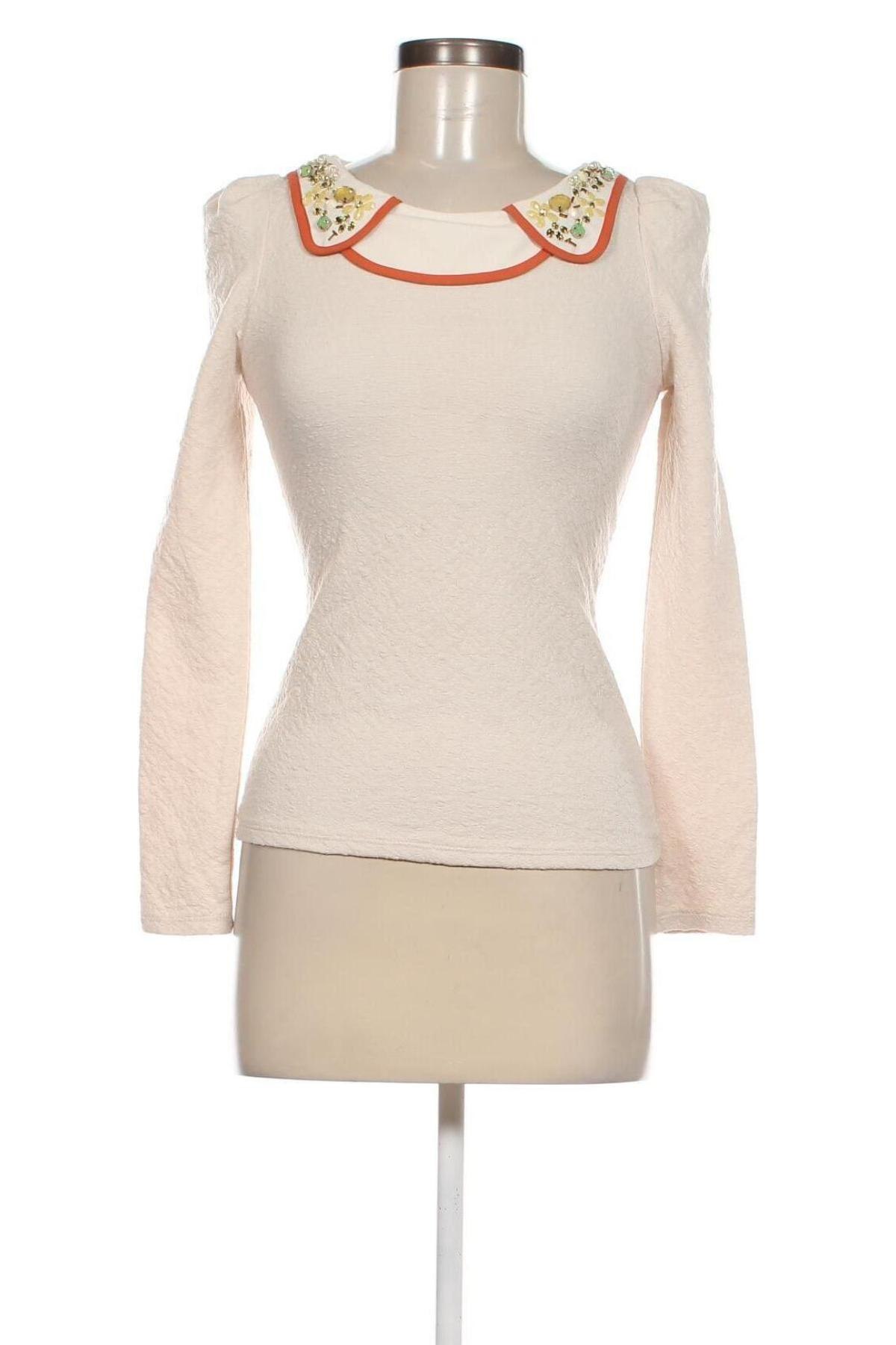 Дамска блуза Vero Moda, Размер S, Цвят Бежов, Цена 13,80 лв.