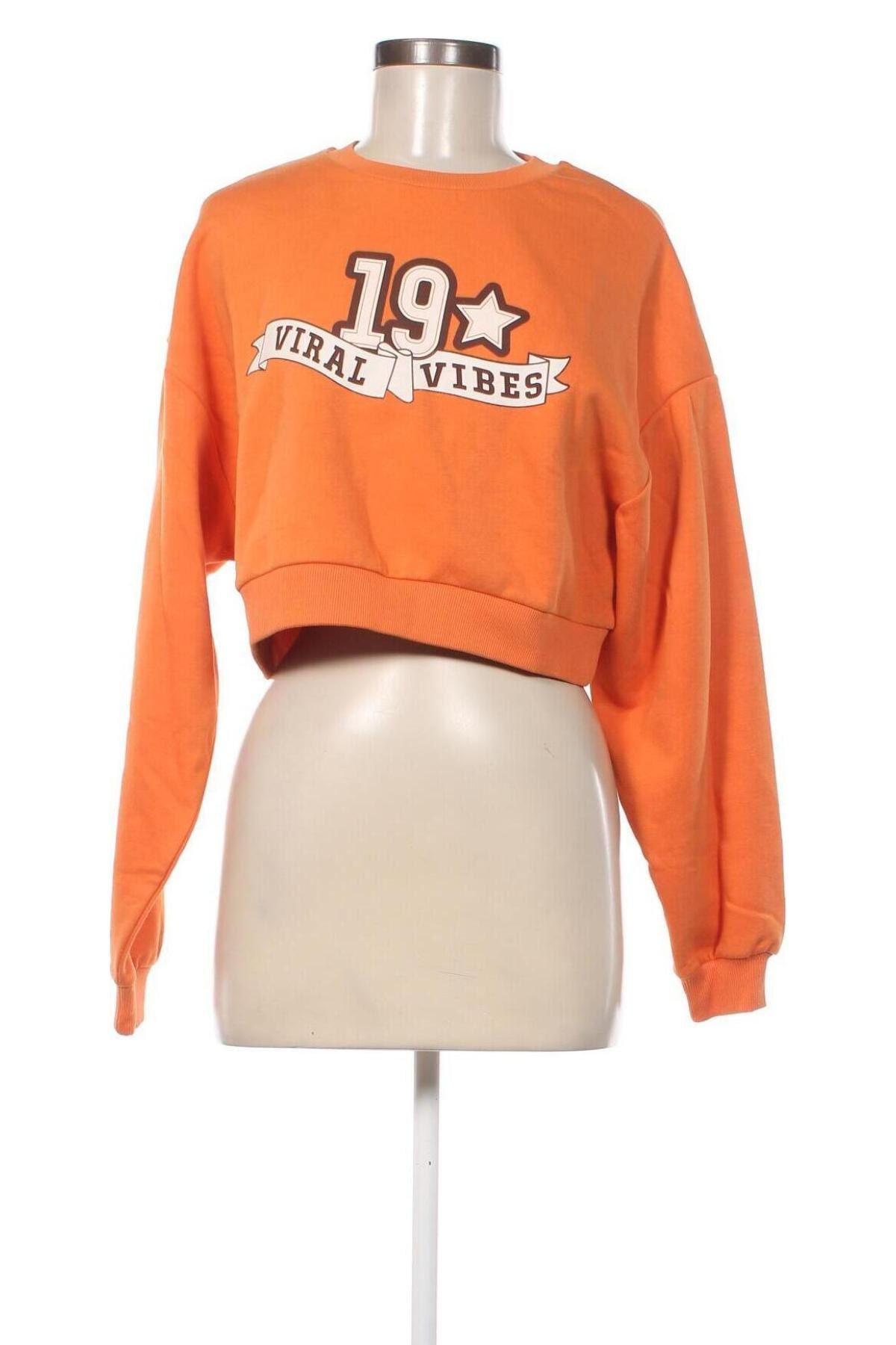 Damen Shirt Viral Vibes, Größe XS, Farbe Orange, Preis 15,88 €