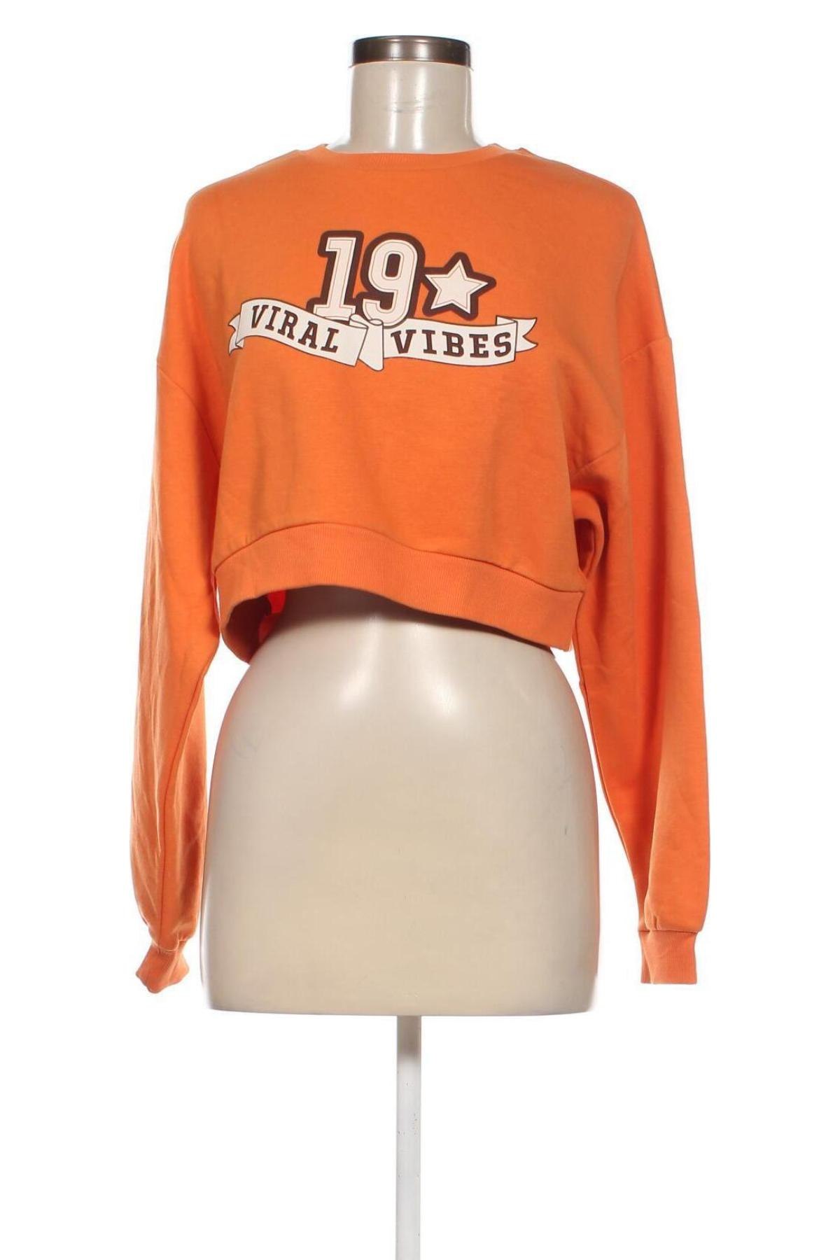 Дамска блуза Viral Vibes, Размер XS, Цвят Оранжев, Цена 30,80 лв.