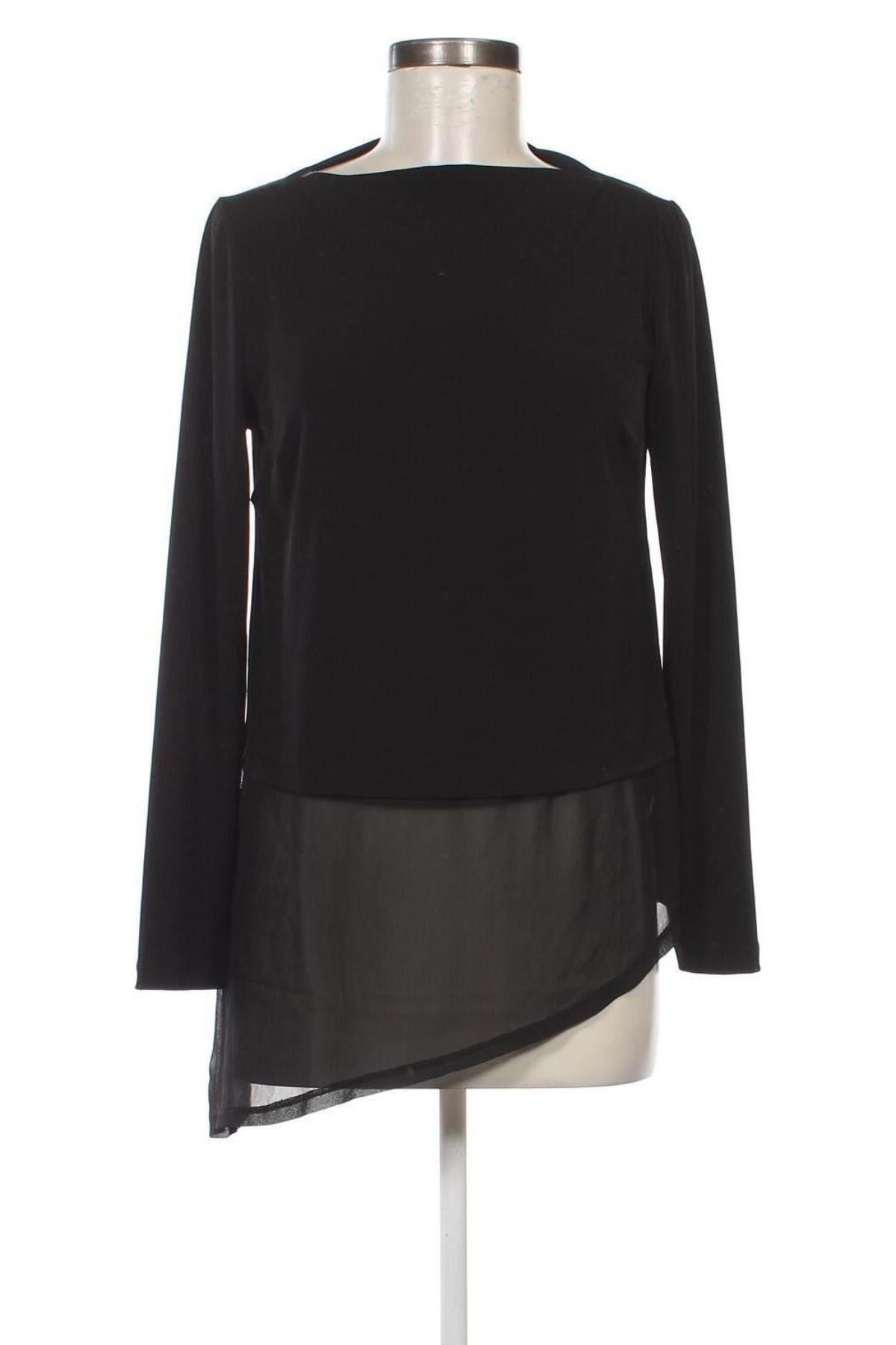 Γυναικεία μπλούζα Vivance, Μέγεθος S, Χρώμα Μαύρο, Τιμή 5,58 €