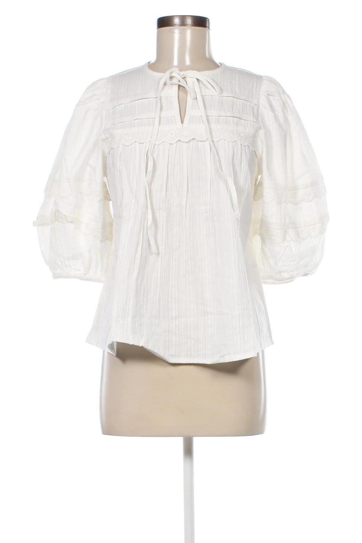 Γυναικεία μπλούζα Warehouse, Μέγεθος XS, Χρώμα Λευκό, Τιμή 17,86 €