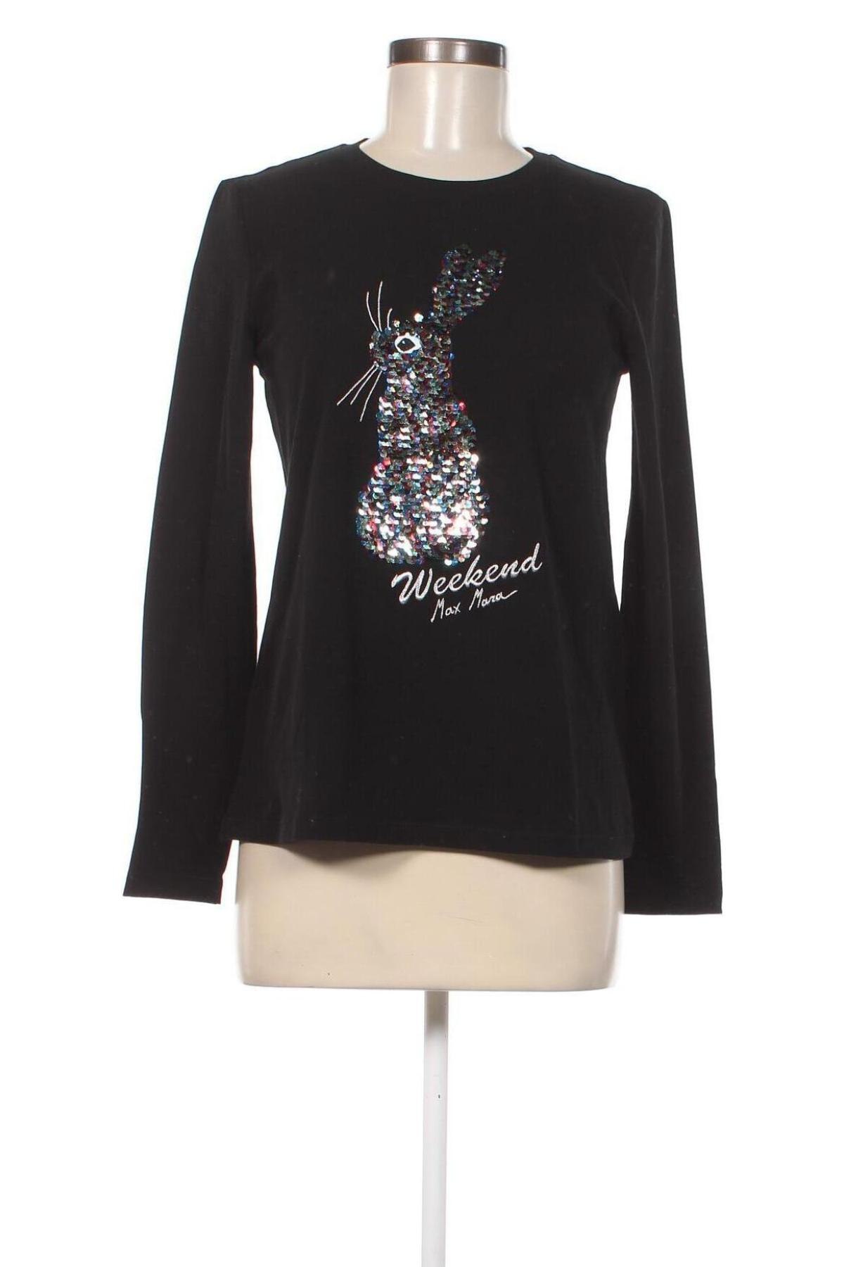 Дамска блуза Weekend Max Mara, Размер S, Цвят Черен, Цена 164,50 лв.
