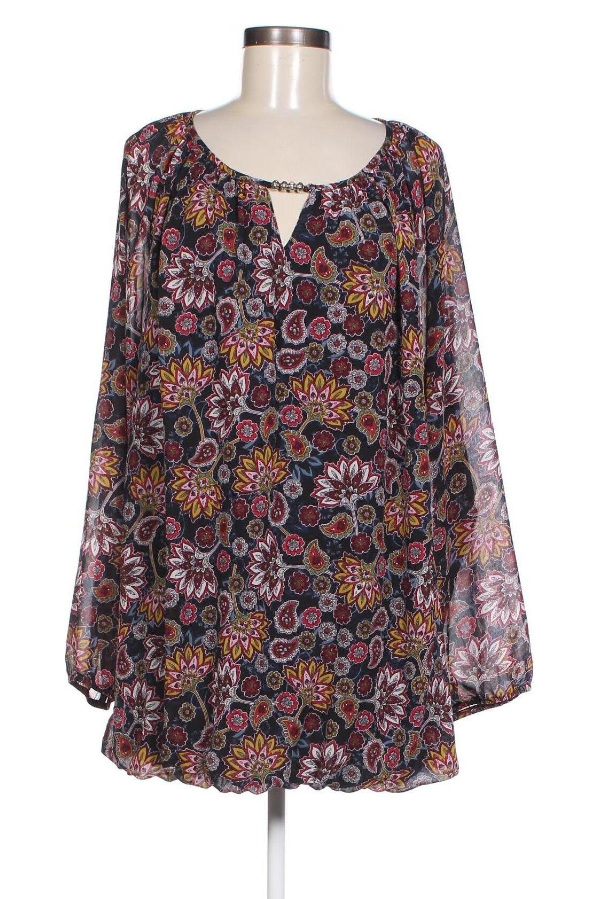 Γυναικεία μπλούζα Yessica, Μέγεθος XXL, Χρώμα Πολύχρωμο, Τιμή 6,46 €
