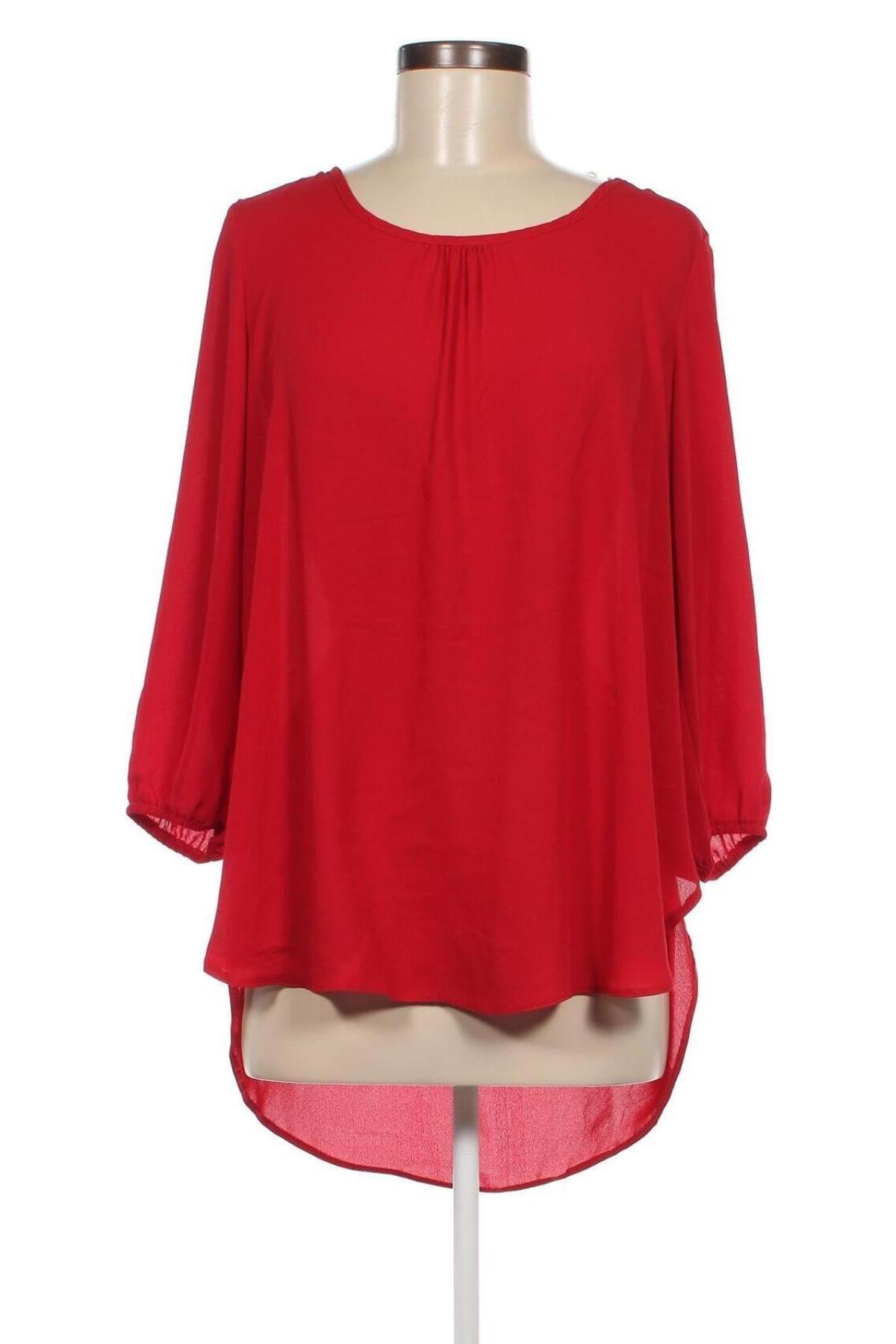 Γυναικεία μπλούζα Yessica, Μέγεθος L, Χρώμα Κόκκινο, Τιμή 5,88 €