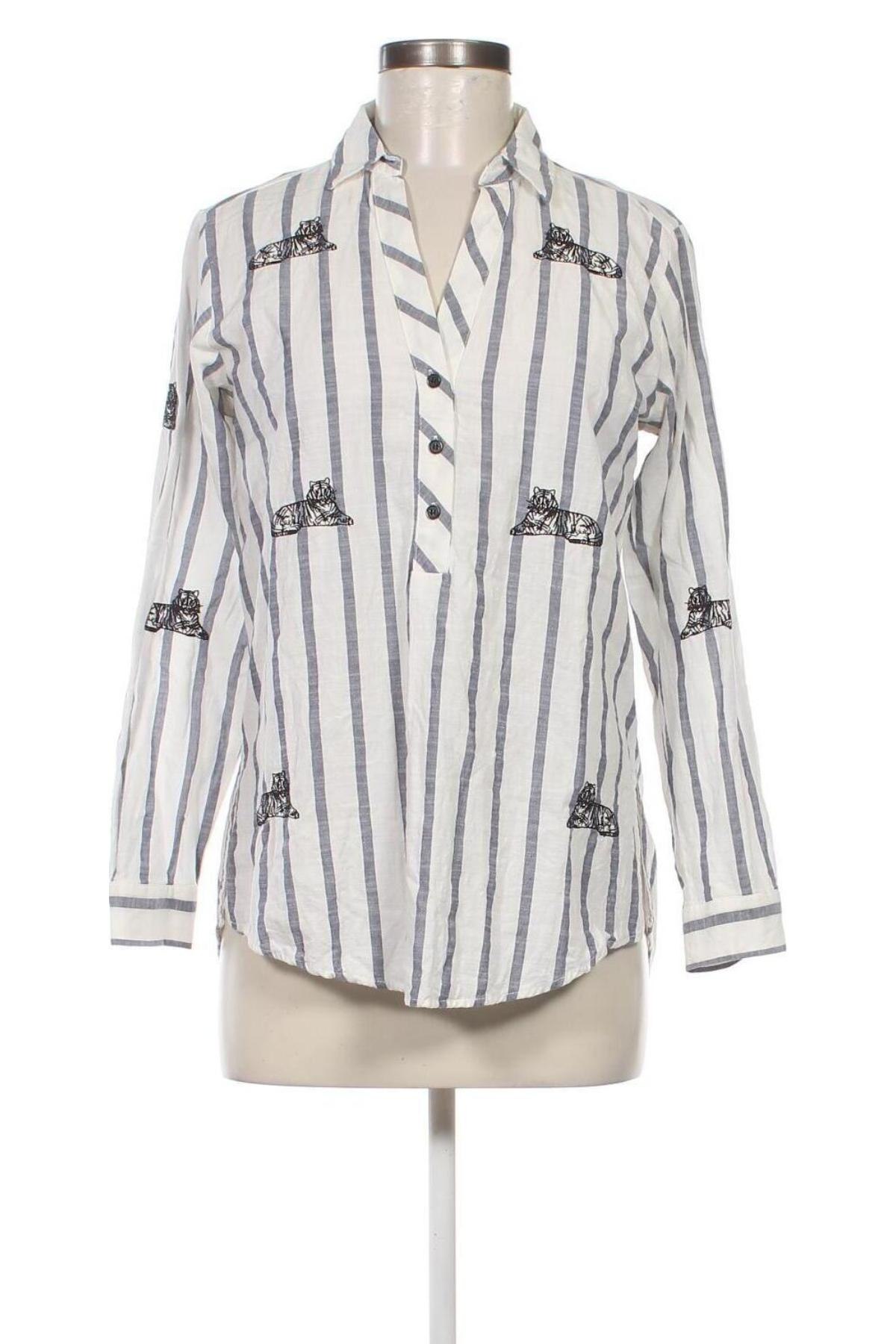 Γυναικεία μπλούζα Zara, Μέγεθος S, Χρώμα Λευκό, Τιμή 8,30 €