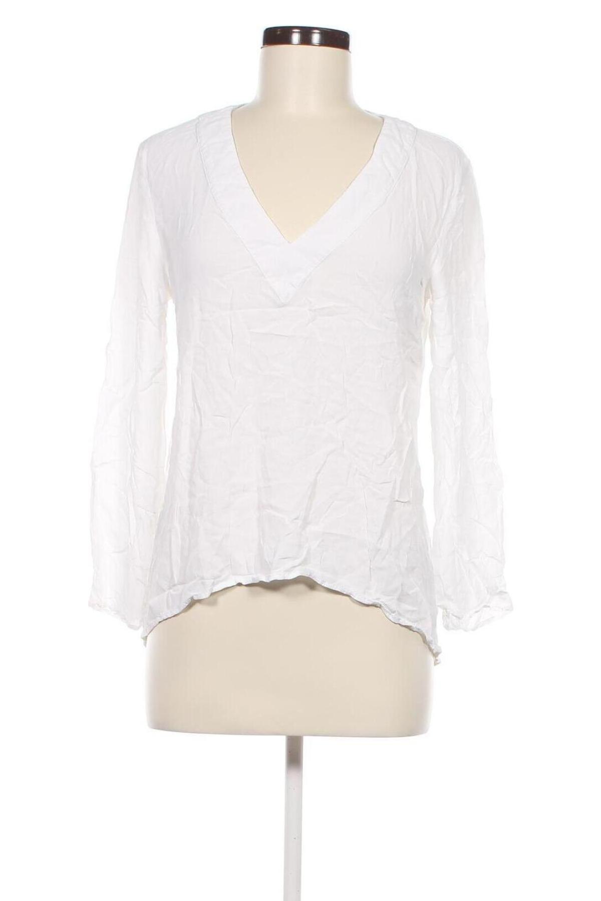 Damen Shirt Zara, Größe L, Farbe Weiß, Preis 7,52 €