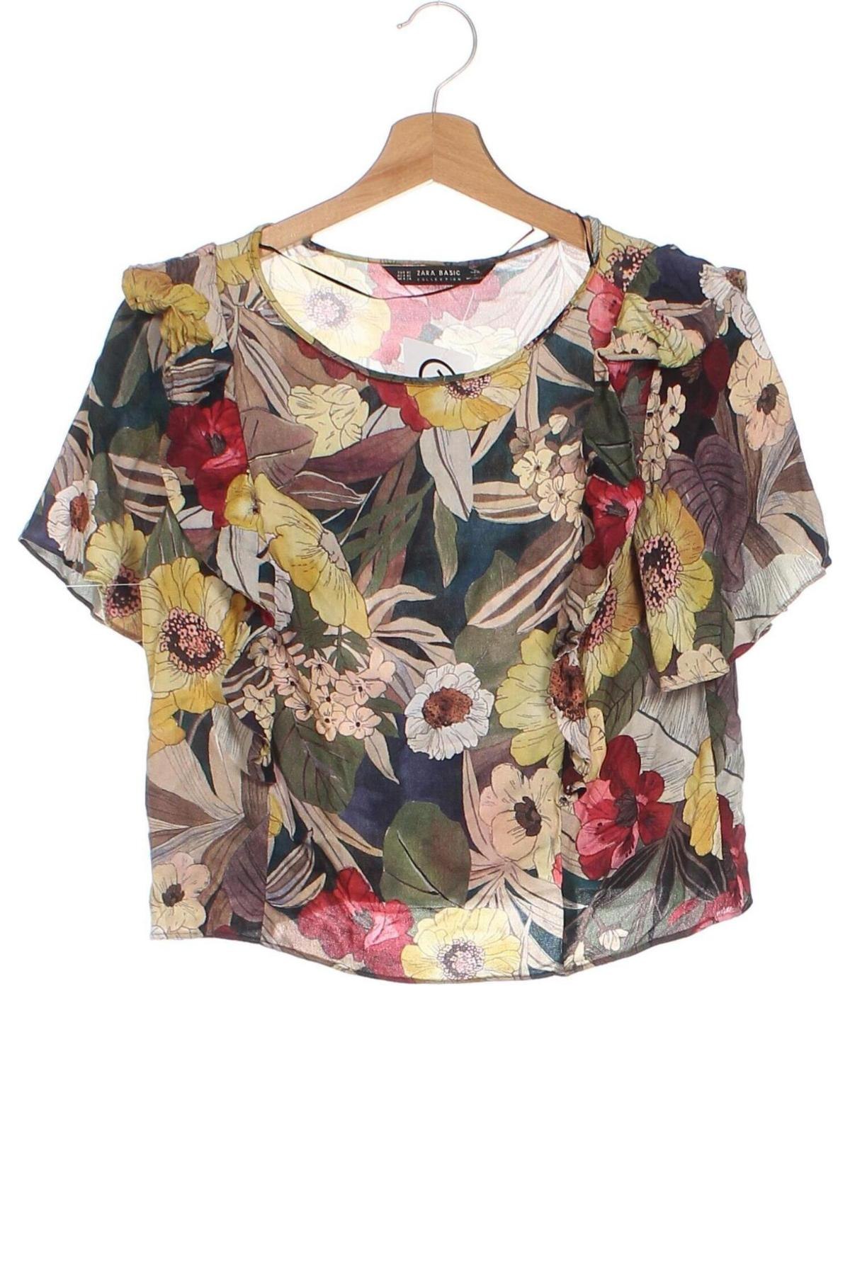 Bluză de femei Zara, Mărime XS, Culoare Multicolor, Preț 30,60 Lei
