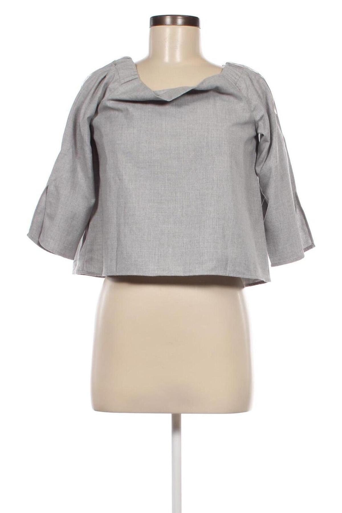 Bluză de femei Zara, Mărime S, Culoare Gri, Preț 110,71 Lei