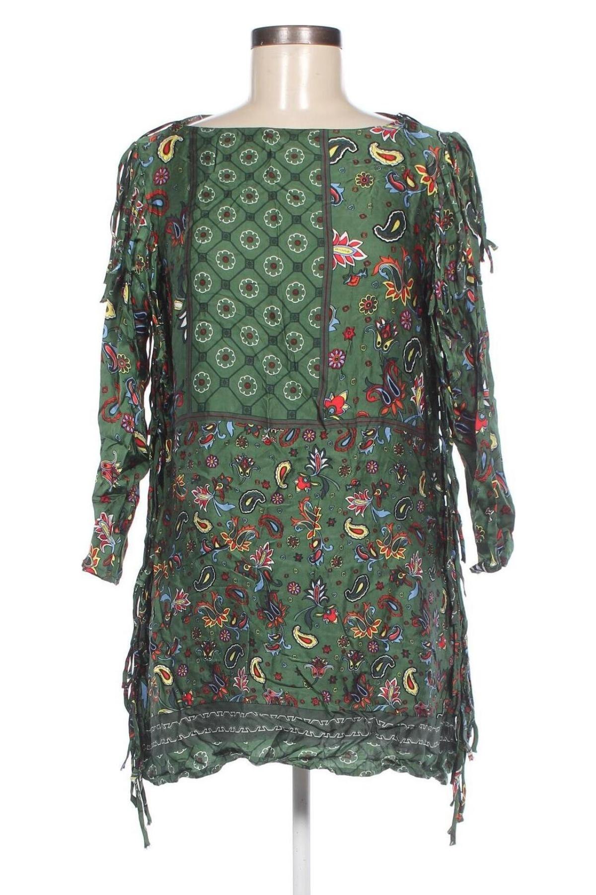 Дамска блуза Zara, Размер S, Цвят Зелен, Цена 16,18 лв.