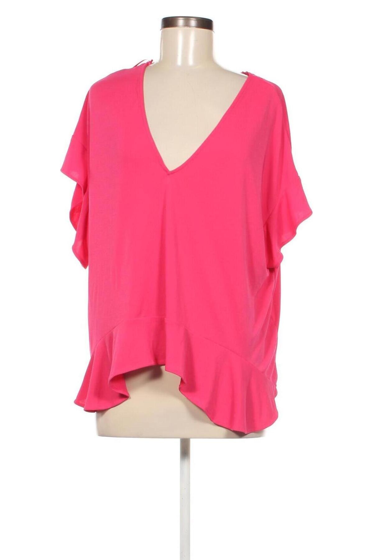 Γυναικεία μπλούζα Zara, Μέγεθος L, Χρώμα Ρόζ , Τιμή 13,13 €