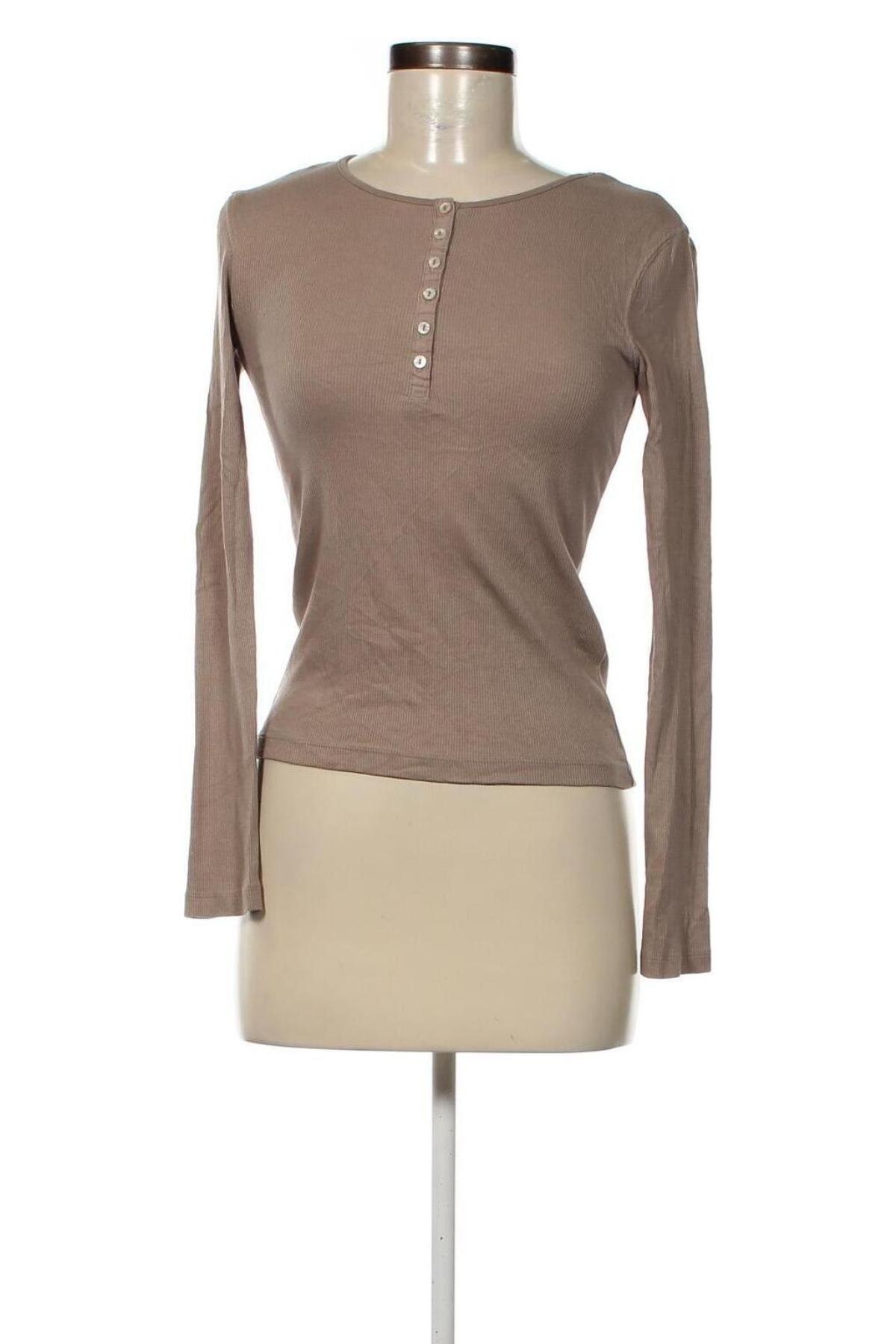 Bluză de femei Zara, Mărime S, Culoare Bej, Preț 31,09 Lei