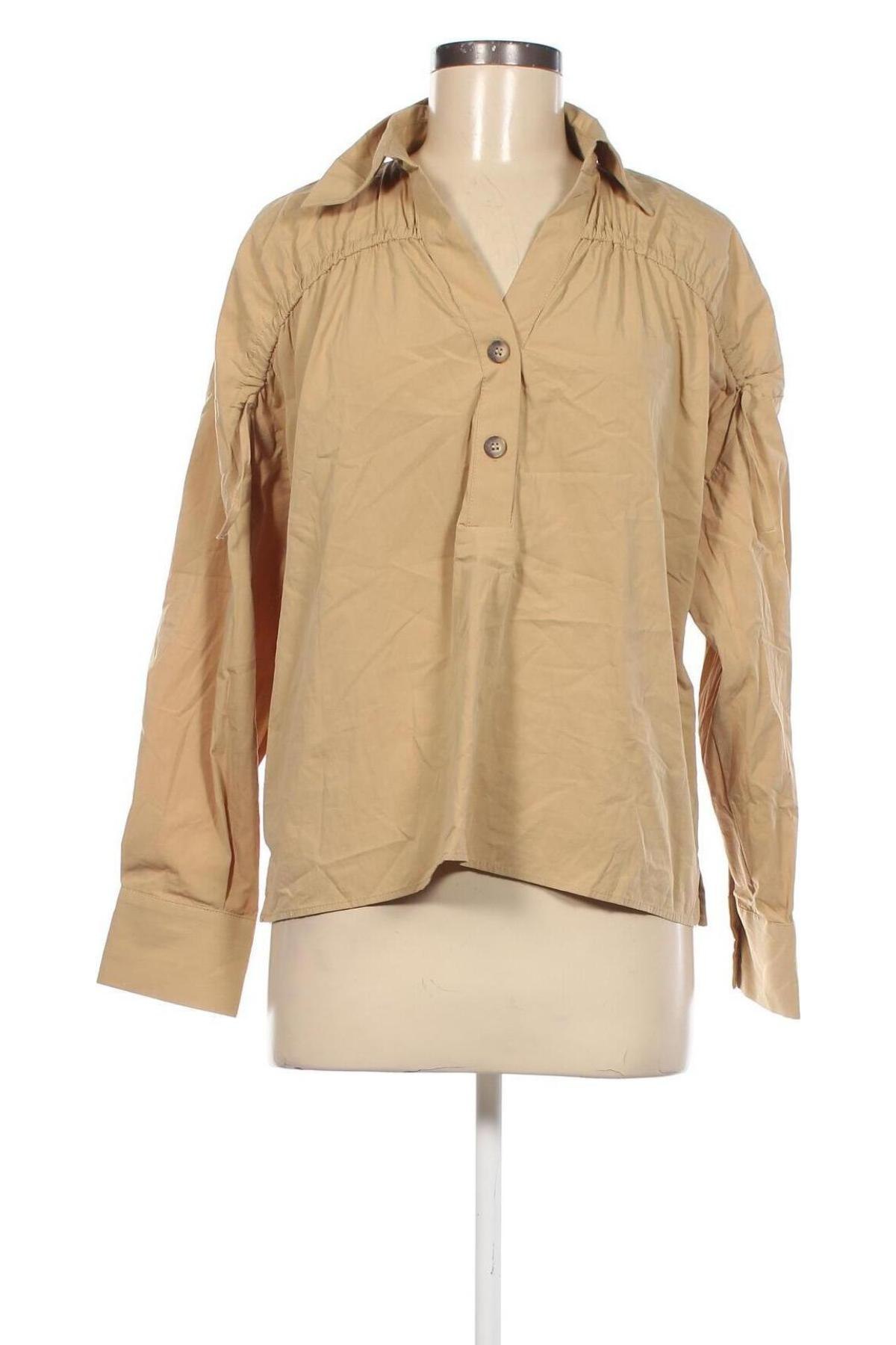 Damen Shirt Zara, Größe M, Farbe Beige, Preis € 8,46