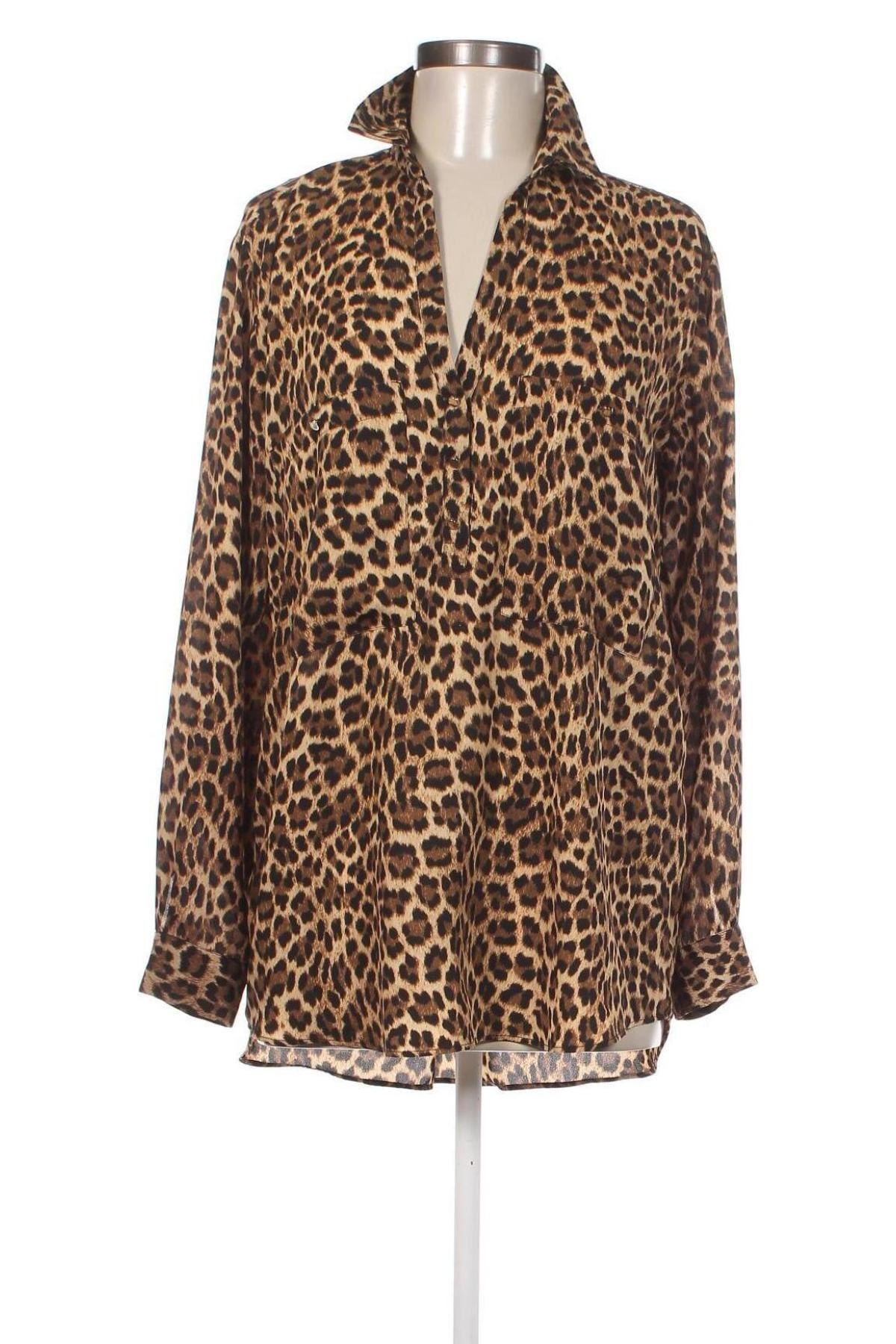Дамска блуза Zara, Размер L, Цвят Многоцветен, Цена 13,50 лв.