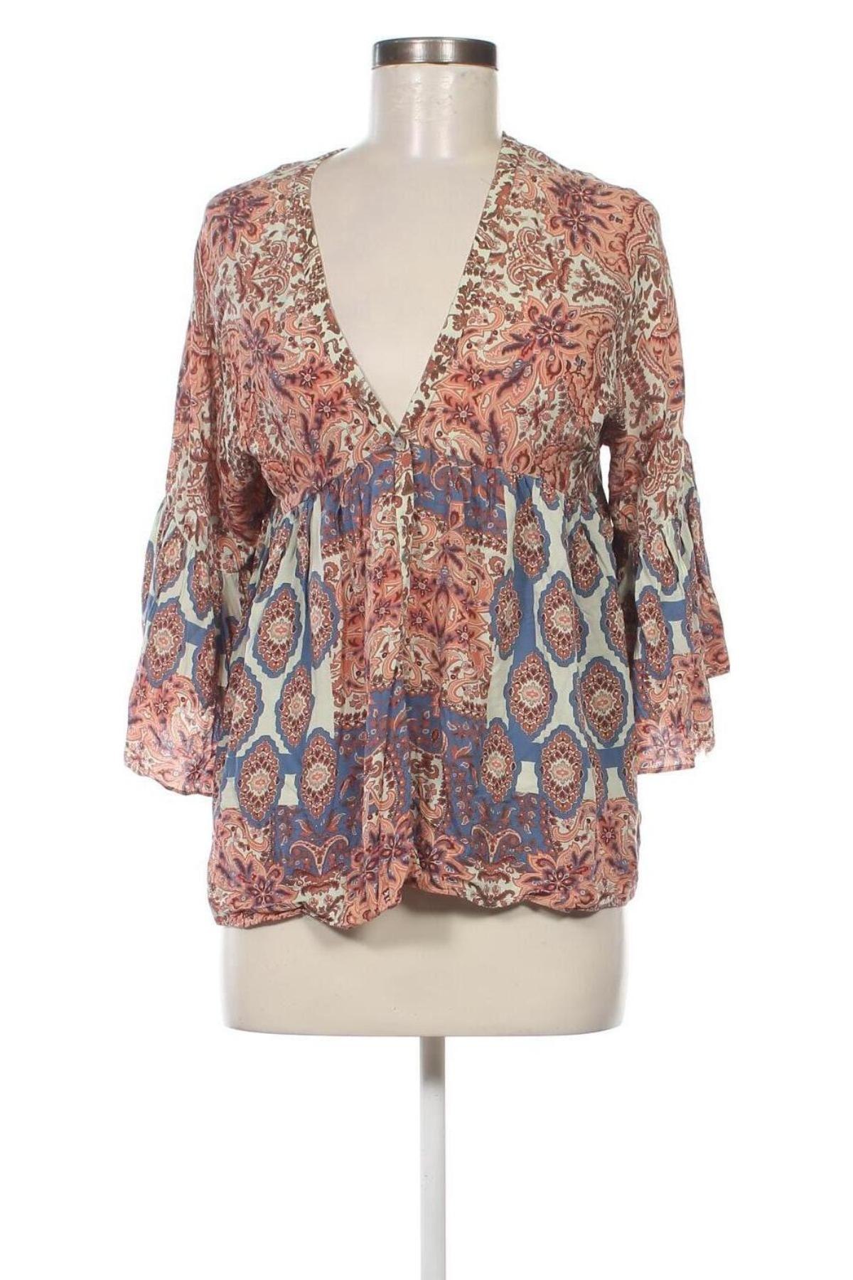 Γυναικεία μπλούζα Zara Trafaluc, Μέγεθος M, Χρώμα Πολύχρωμο, Τιμή 8,40 €