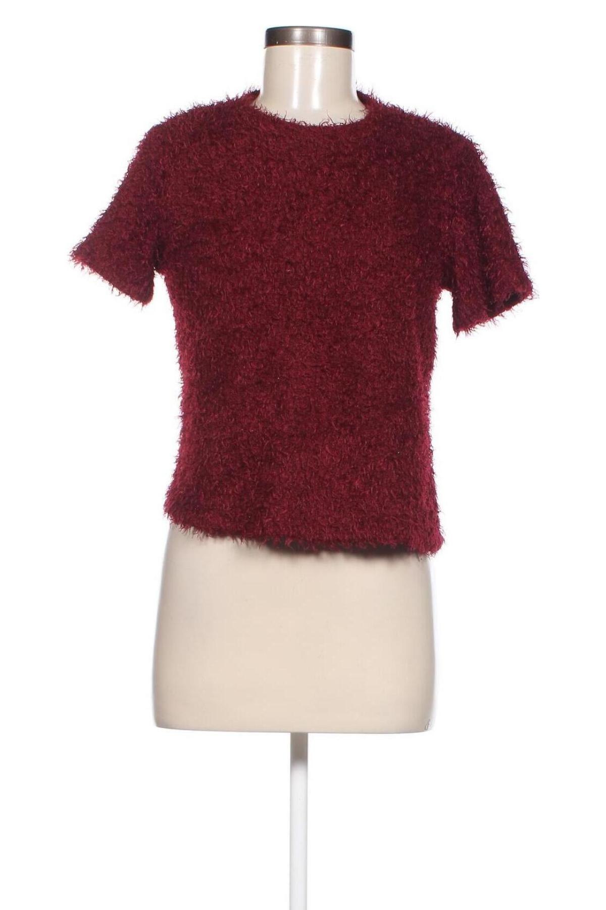Bluză de femei Zara Trafaluc, Mărime L, Culoare Roșu, Preț 36,18 Lei