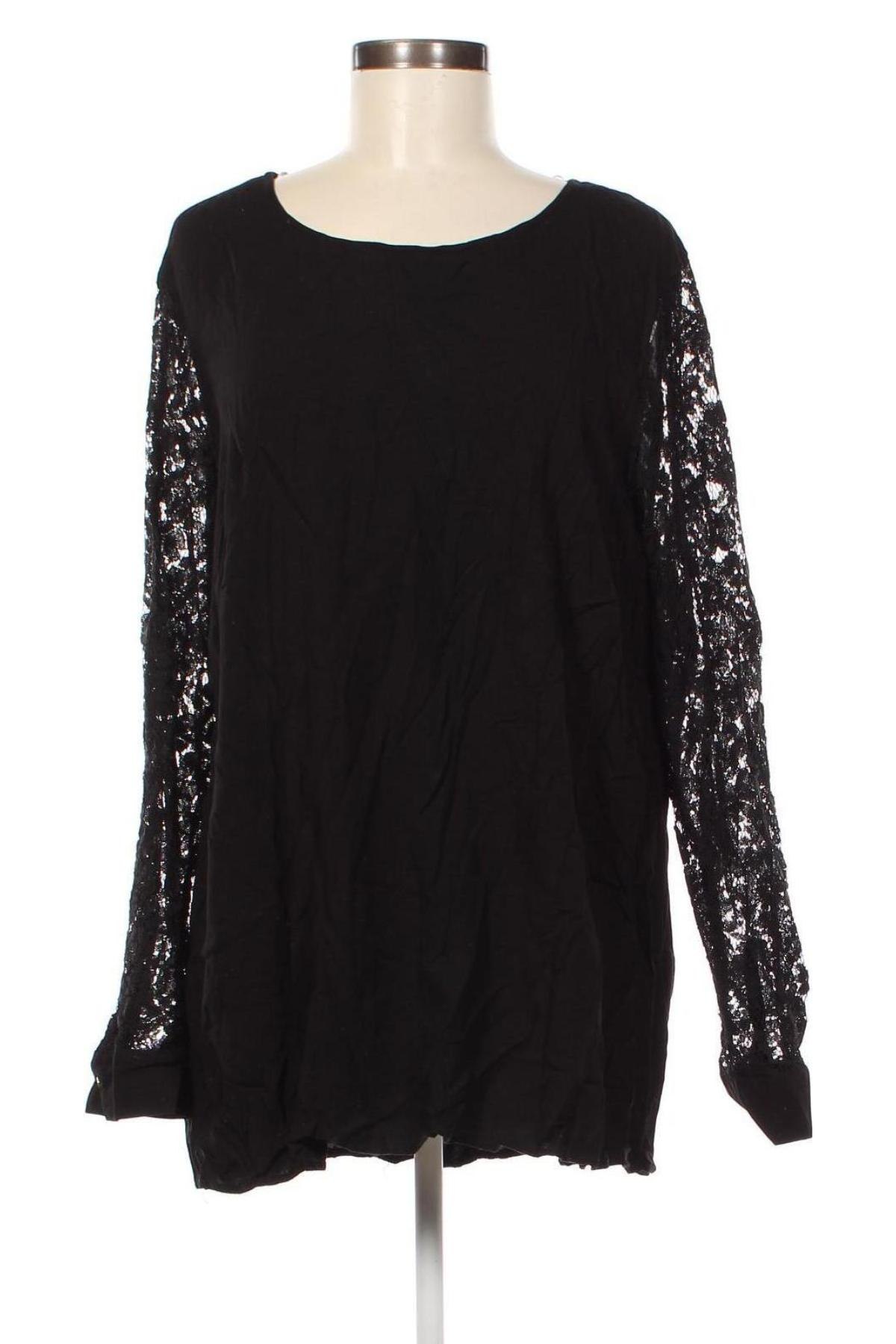 Γυναικεία μπλούζα Zizzi, Μέγεθος L, Χρώμα Μαύρο, Τιμή 10,85 €