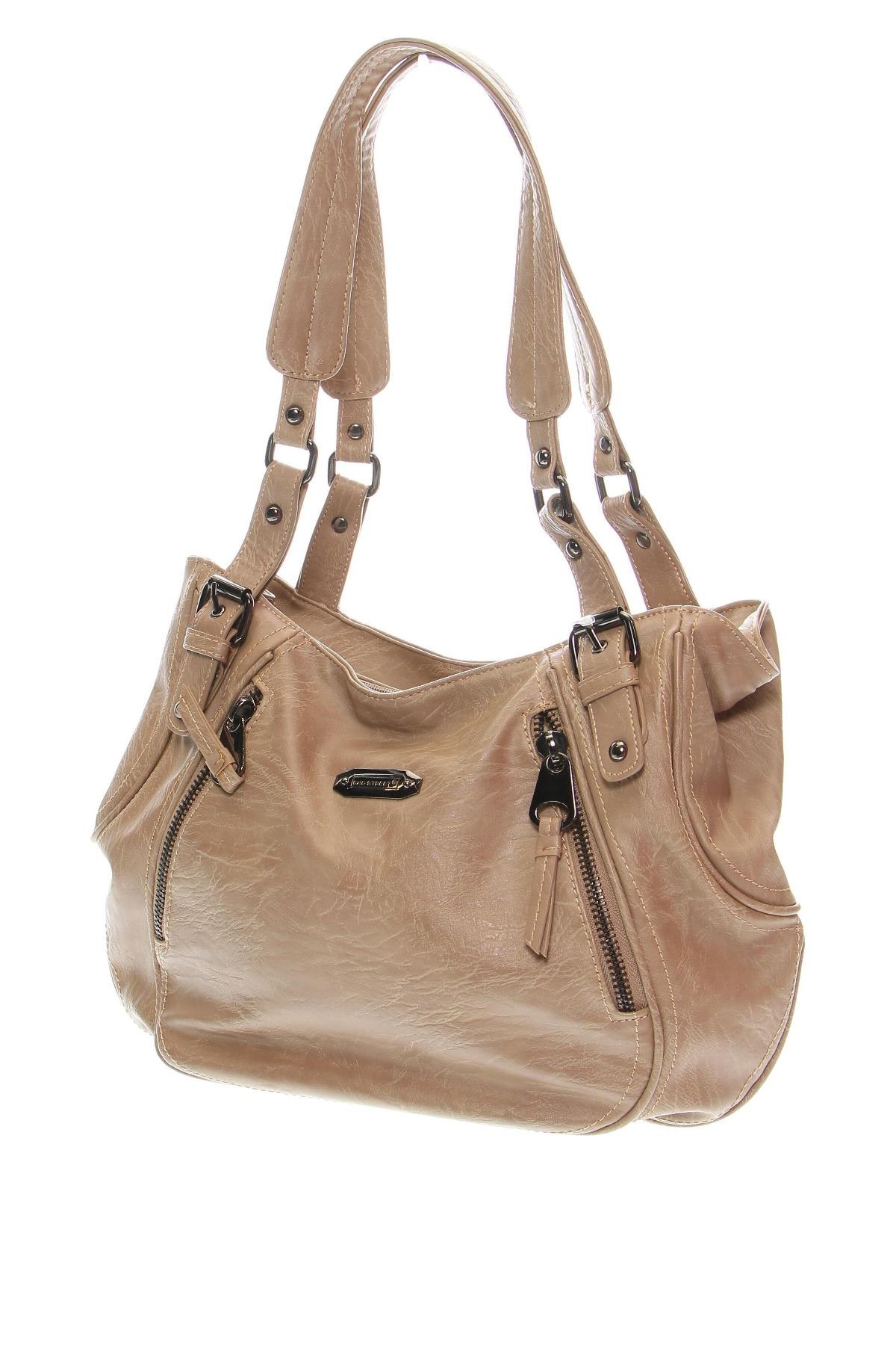 Γυναικεία τσάντα Bag Street, Χρώμα  Μπέζ, Τιμή 21,48 €