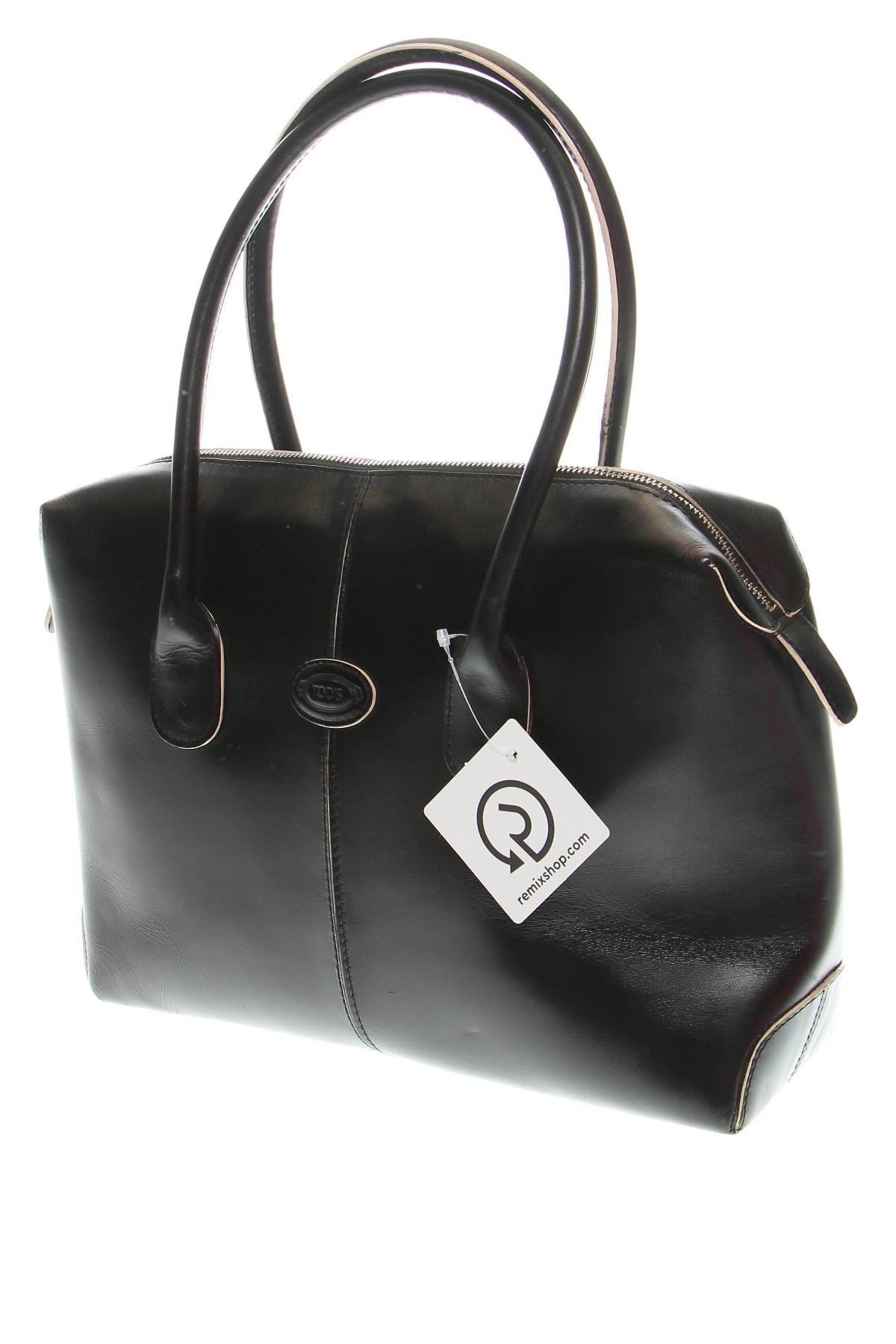 Дамска чанта Tod's, Цвят Черен, Цена 470,79 лв.