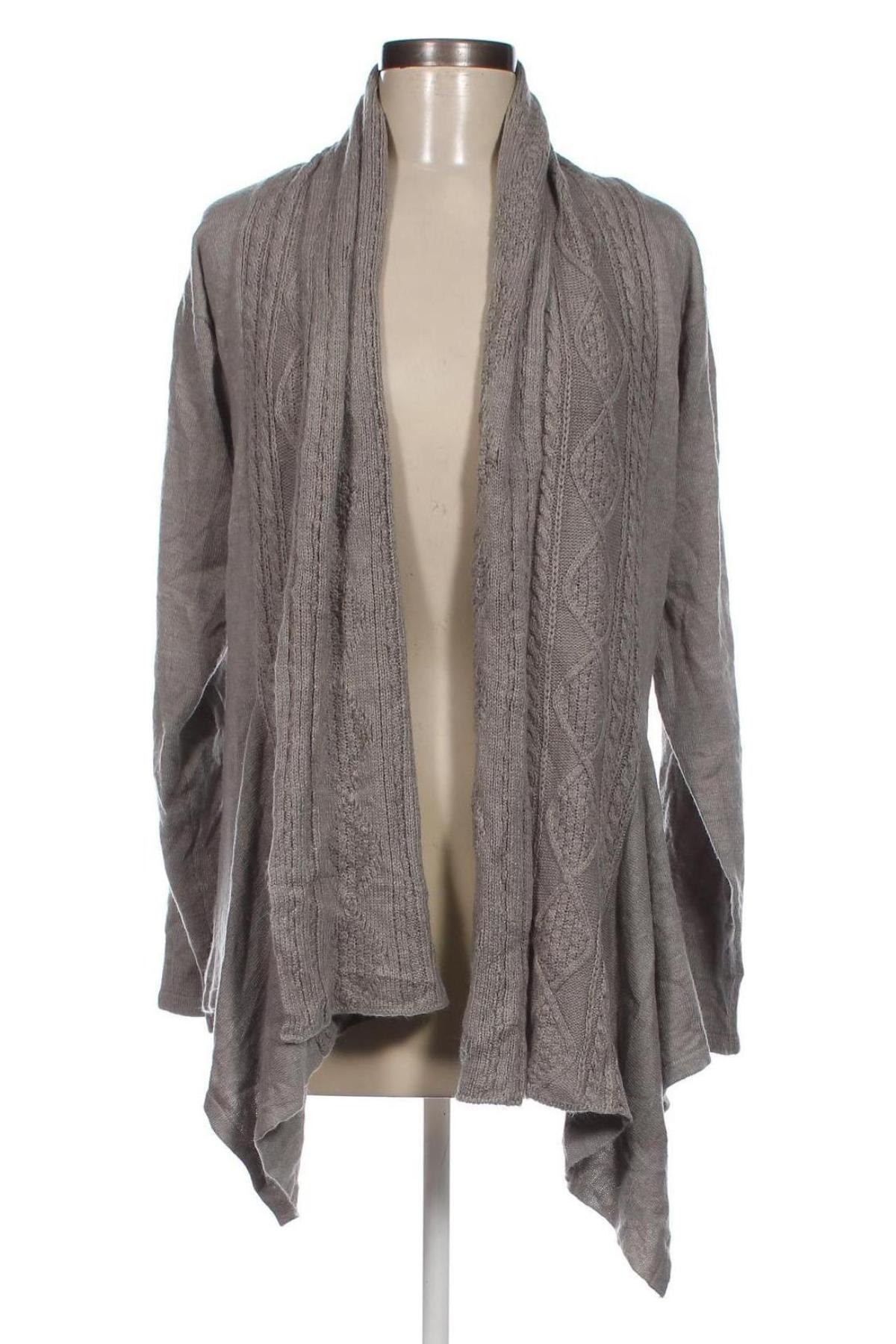 Damen Strickjacke, Größe L, Farbe Grau, Preis € 12,49