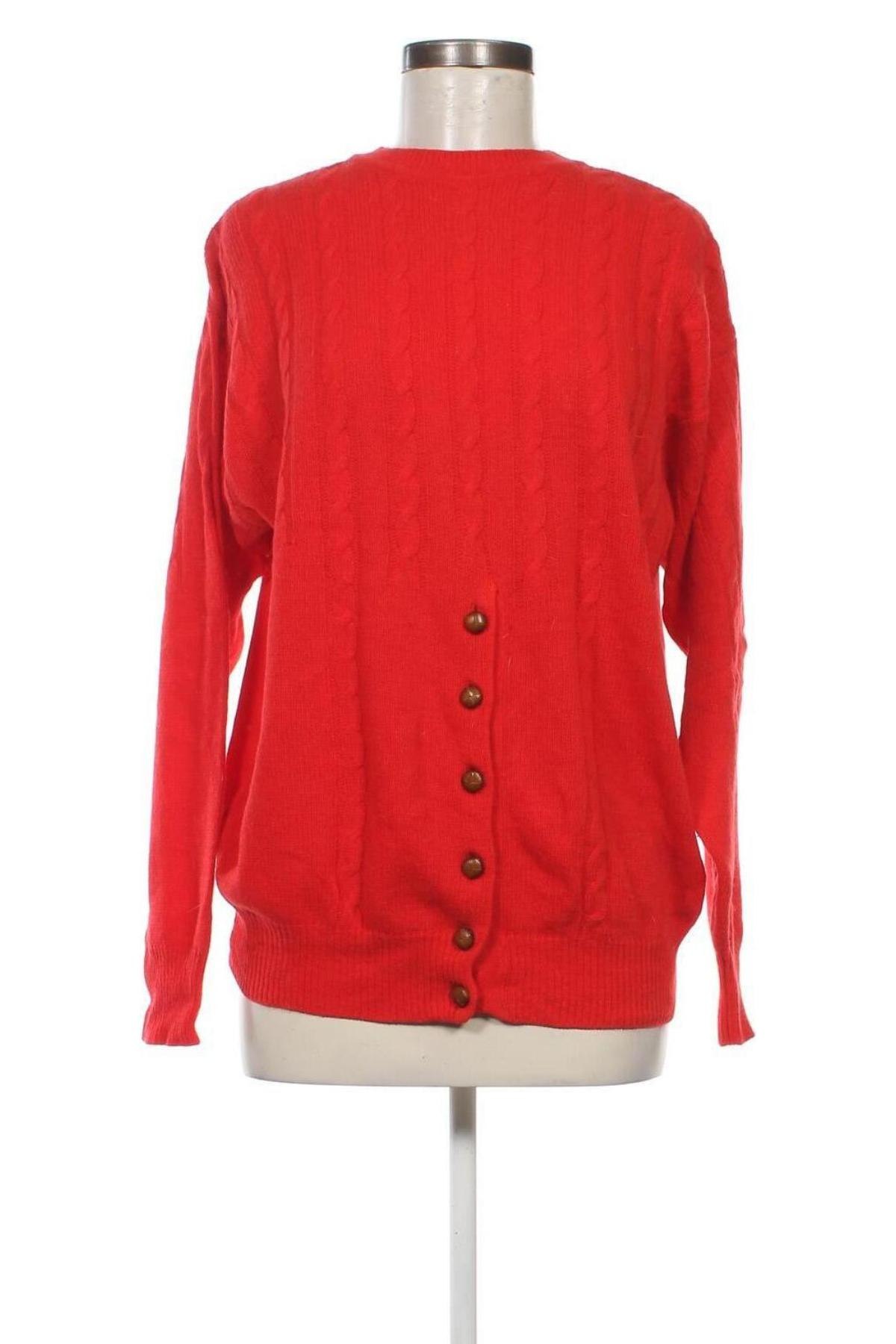 Damen Strickjacke, Größe M, Farbe Rot, Preis € 6,99