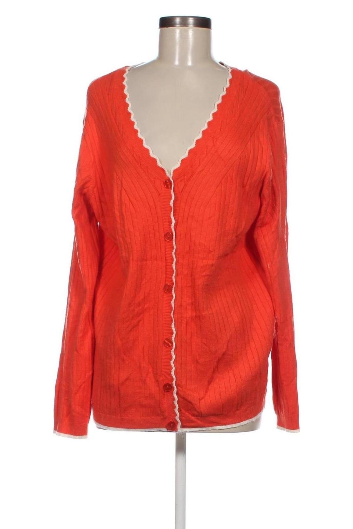 Damen Strickjacke Damart, Größe XL, Farbe Orange, Preis 13,12 €