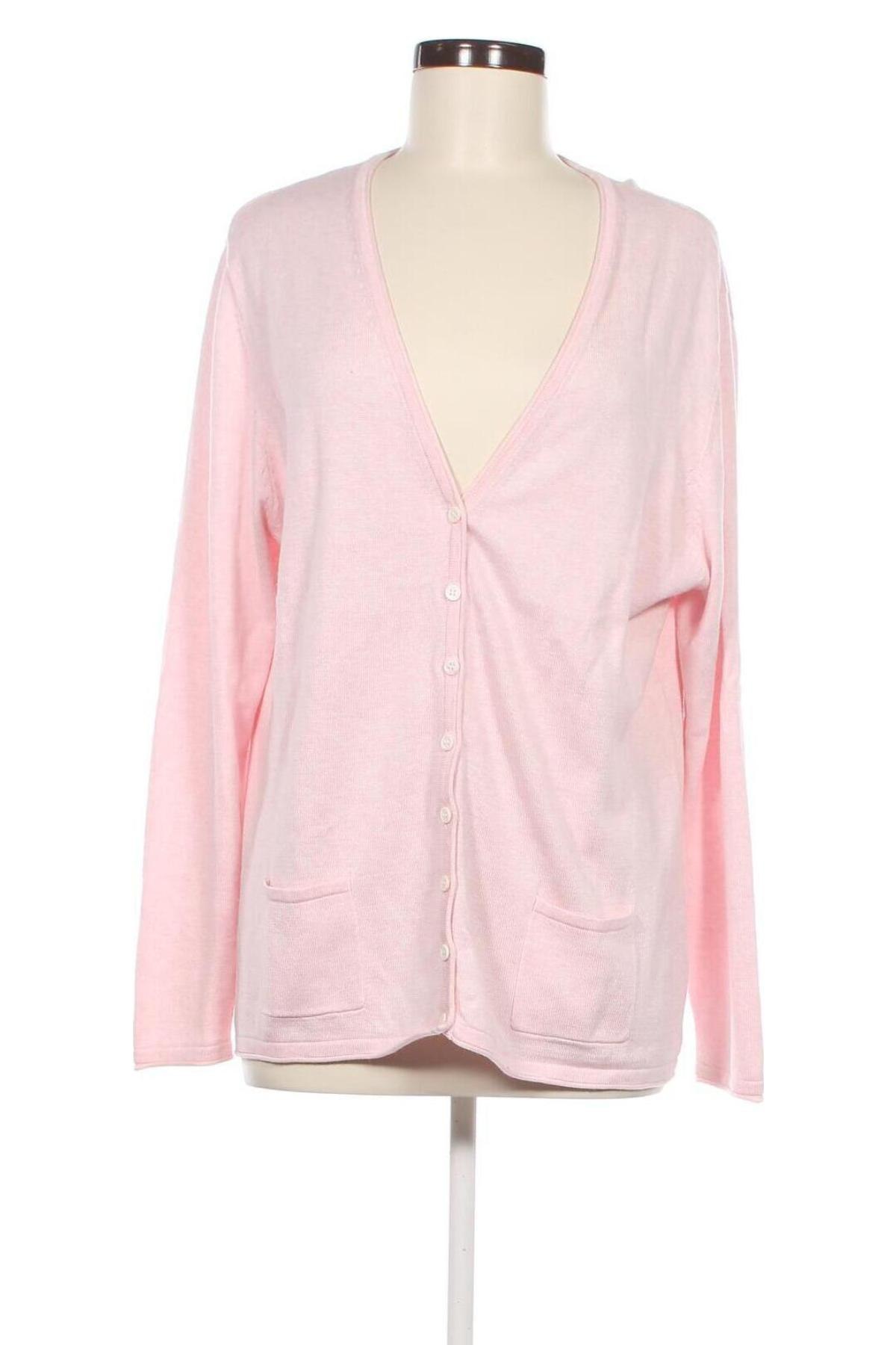 Damen Strickjacke Eterna, Größe XL, Farbe Rosa, Preis 22,40 €