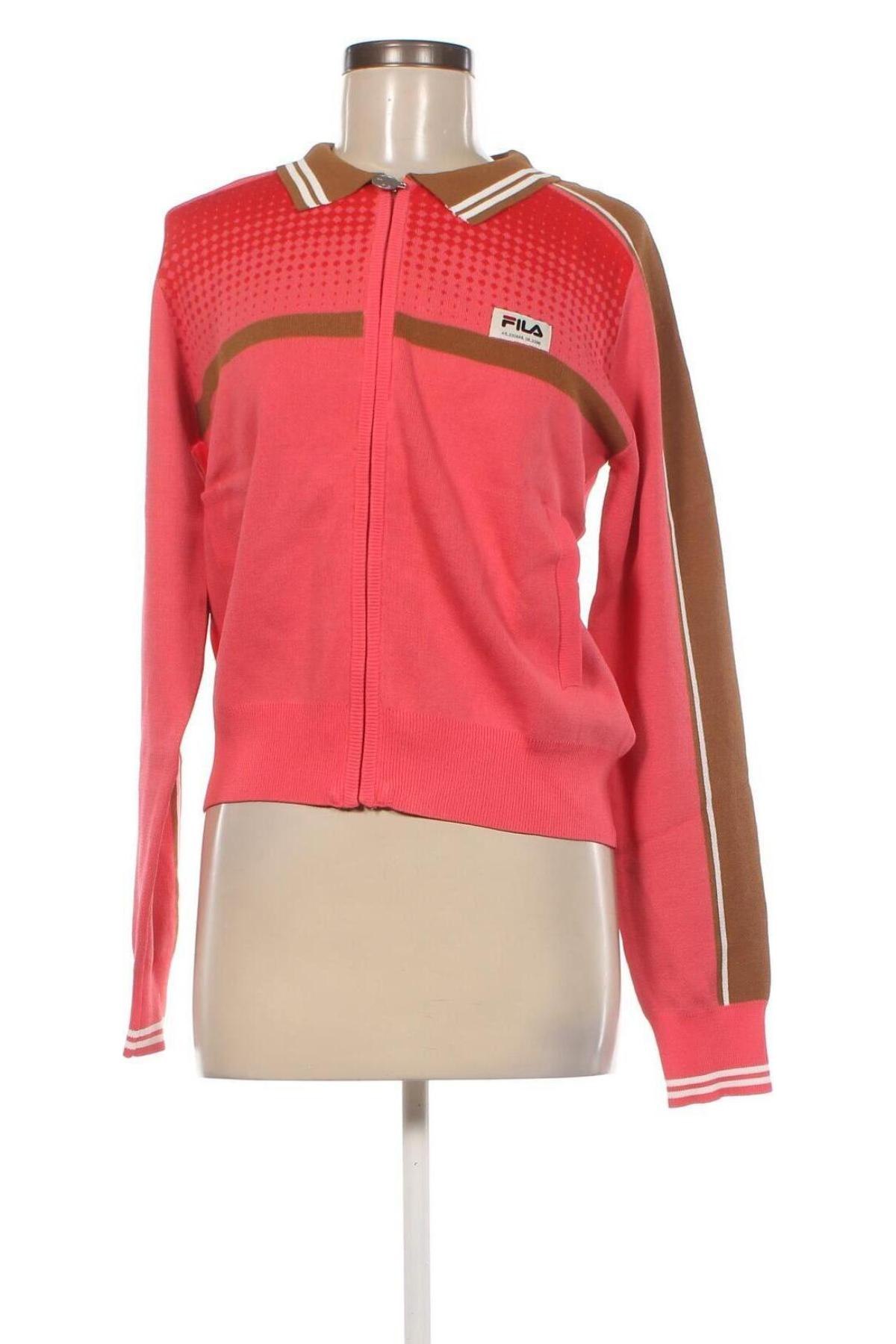 Damen Strickjacke FILA, Größe M, Farbe Rosa, Preis 36,08 €