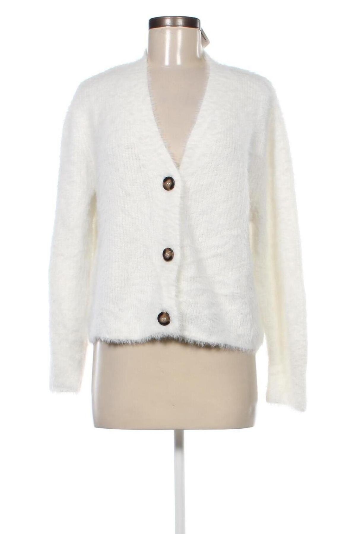 Γυναικεία ζακέτα H&M, Μέγεθος S, Χρώμα Λευκό, Τιμή 8,43 €
