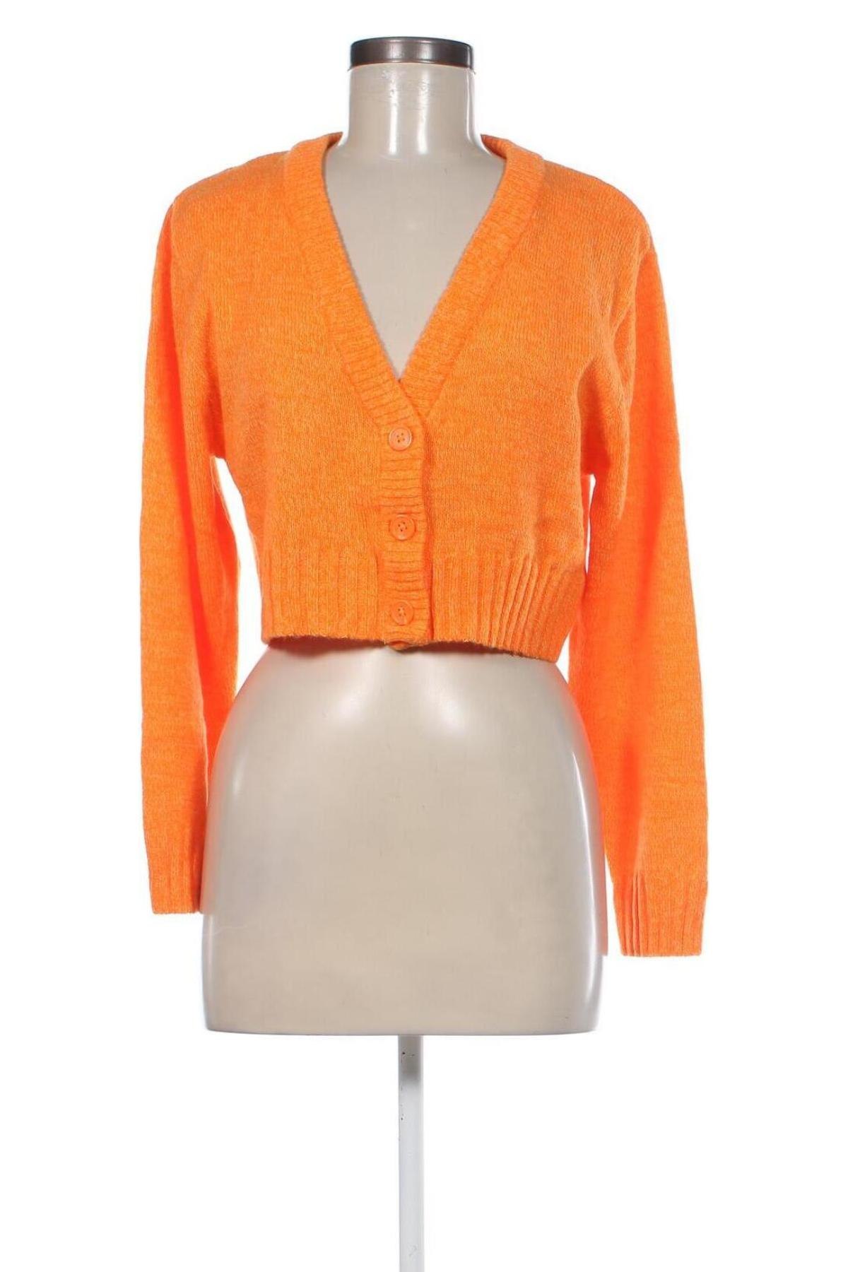 Damen Strickjacke H&M Divided, Größe S, Farbe Orange, Preis € 10,09