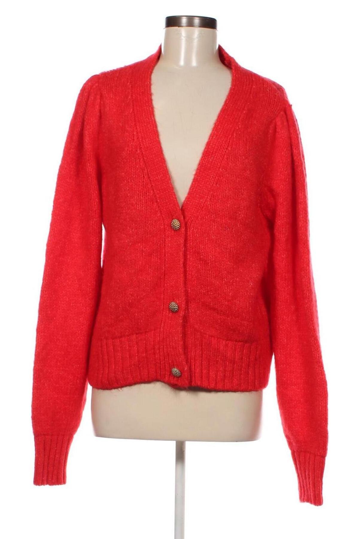 Damen Strickjacke Reserved, Größe L, Farbe Rot, Preis 9,48 €