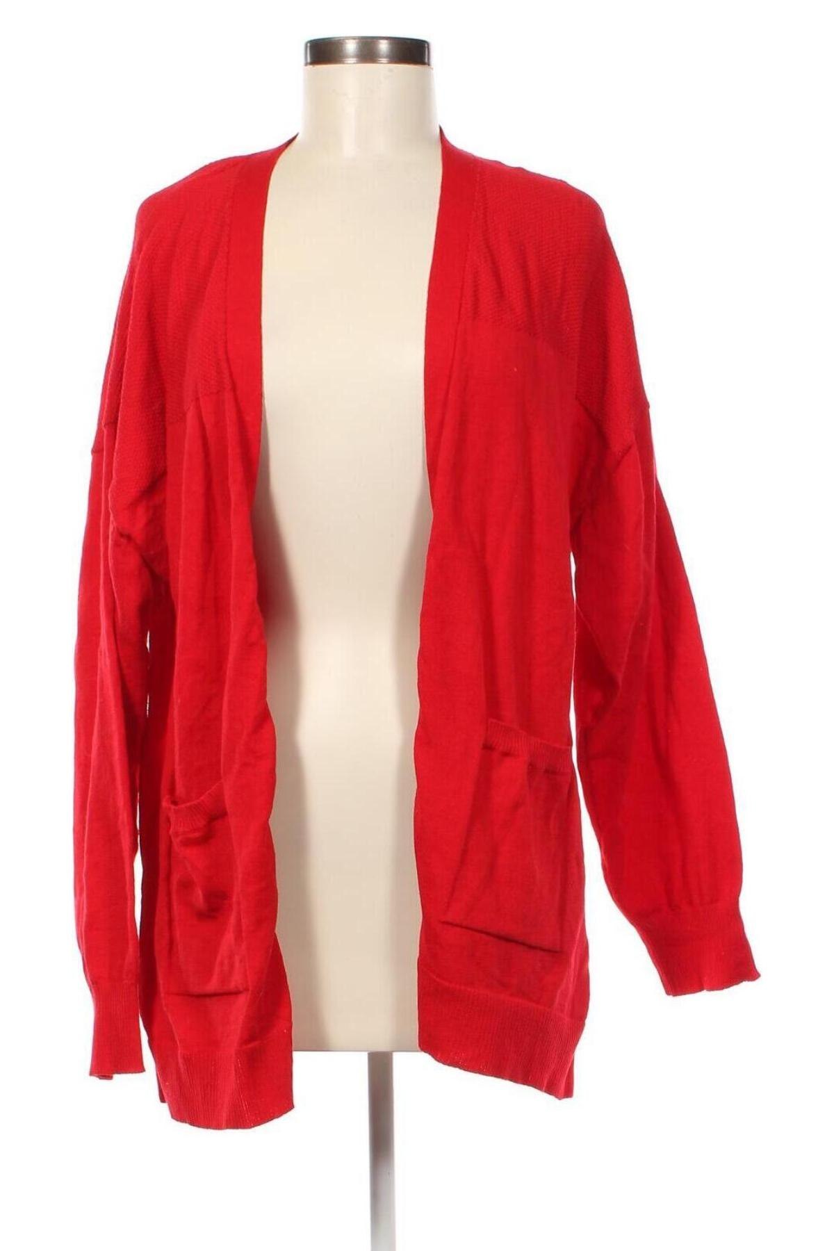 Damen Strickjacke Time and tru, Größe XXL, Farbe Rot, Preis € 12,11