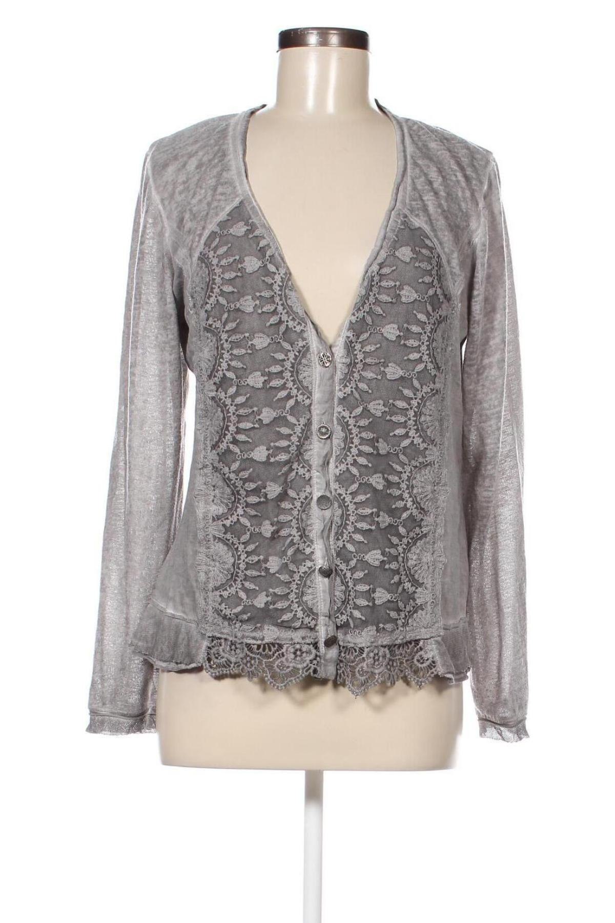 Cardigan de damă Trendy, Mărime L, Culoare Gri, Preț 49,60 Lei