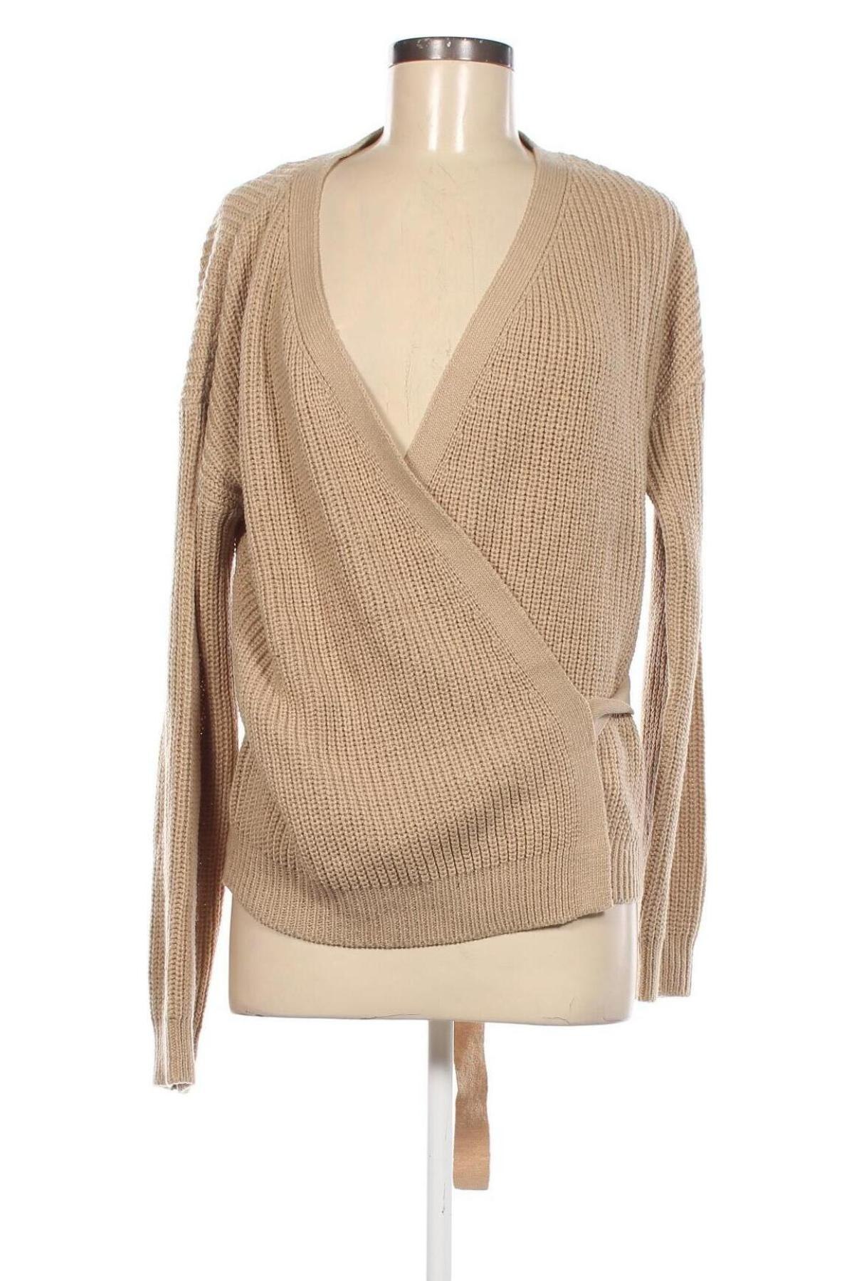 Damen Strickjacke Vero Moda, Größe L, Farbe Beige, Preis € 8,27