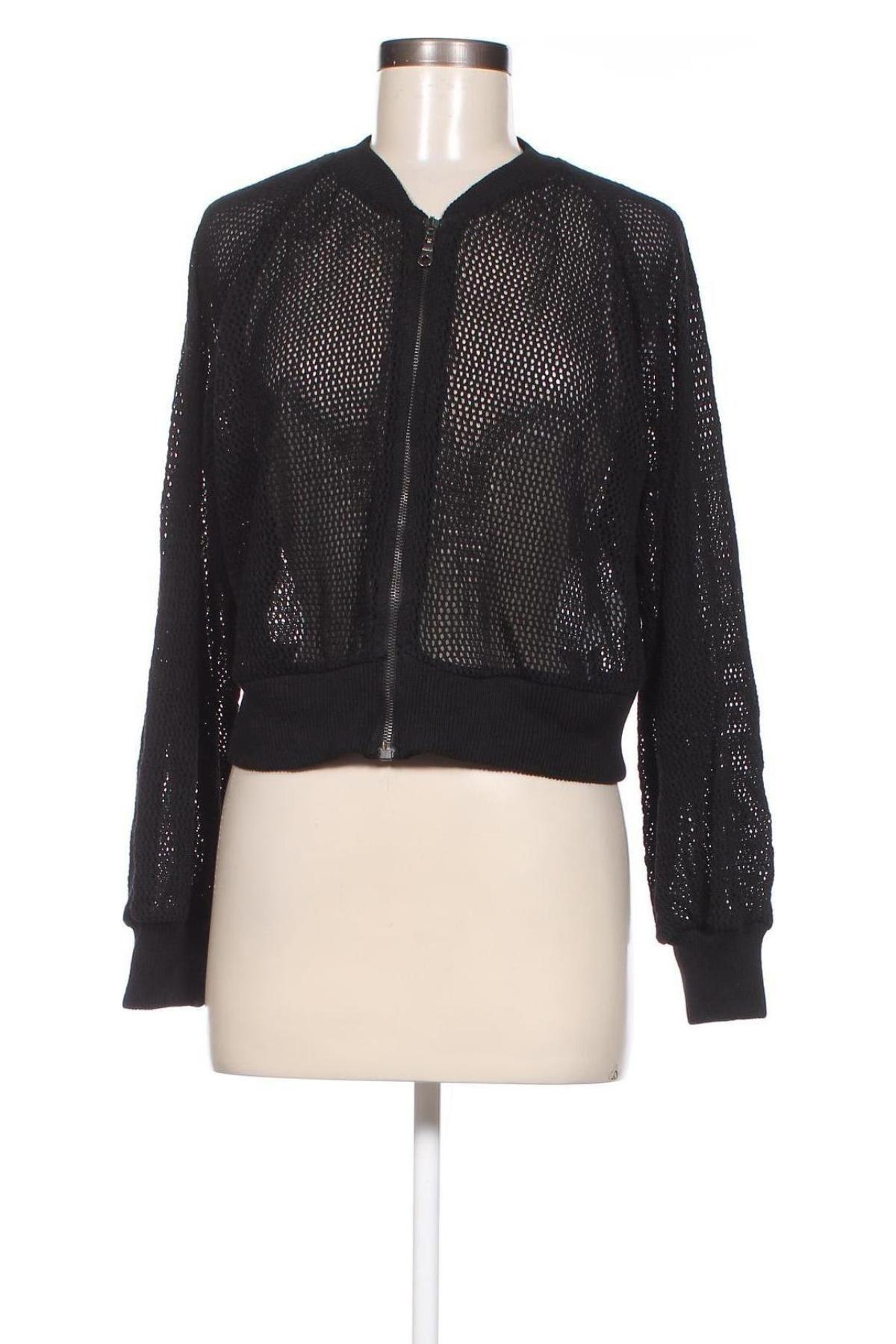 Cardigan de damă Zara, Mărime L, Culoare Negru, Preț 39,97 Lei