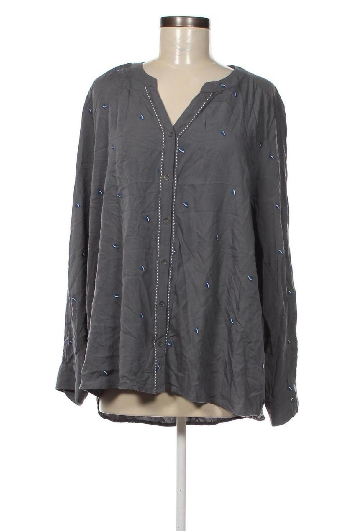 Γυναικείο πουκάμισο, Μέγεθος XL, Χρώμα Γκρί, Τιμή 8,50 €