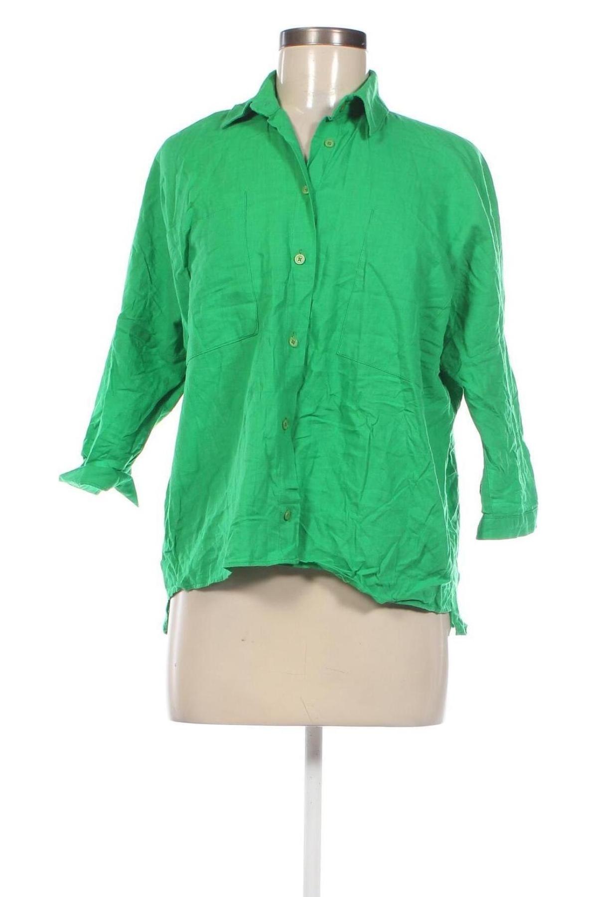 Дамска риза, Размер M, Цвят Зелен, Цена 12,50 лв.