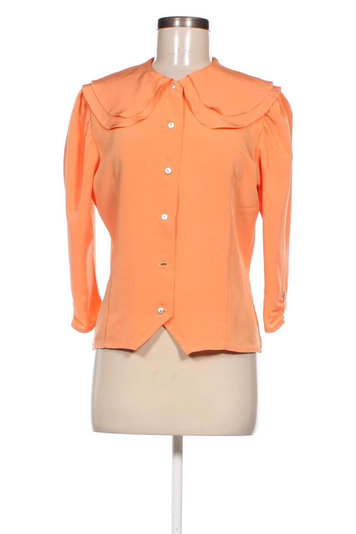 Γυναικείο πουκάμισο, Μέγεθος S, Χρώμα Πορτοκαλί, Τιμή 7,70 €