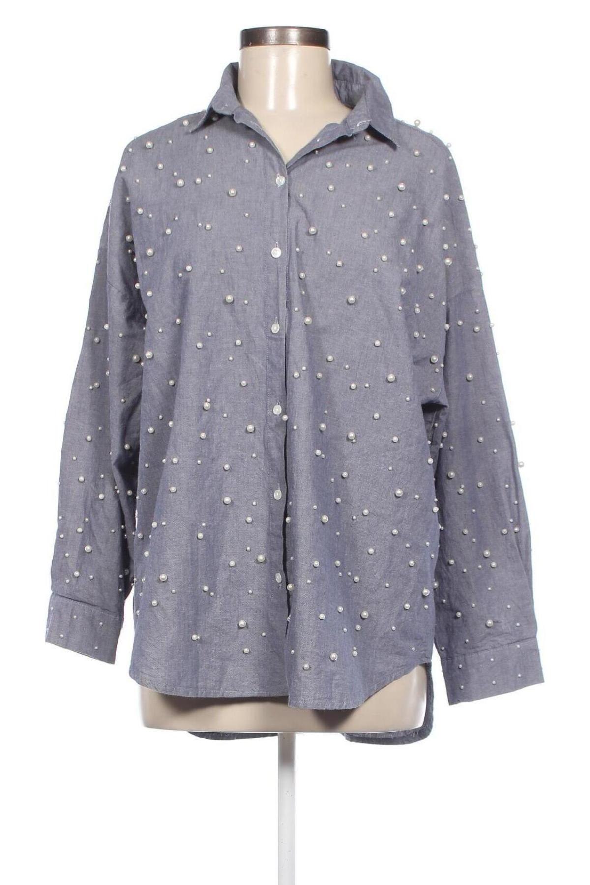 Γυναικείο πουκάμισο, Μέγεθος S, Χρώμα Μπλέ, Τιμή 7,73 €