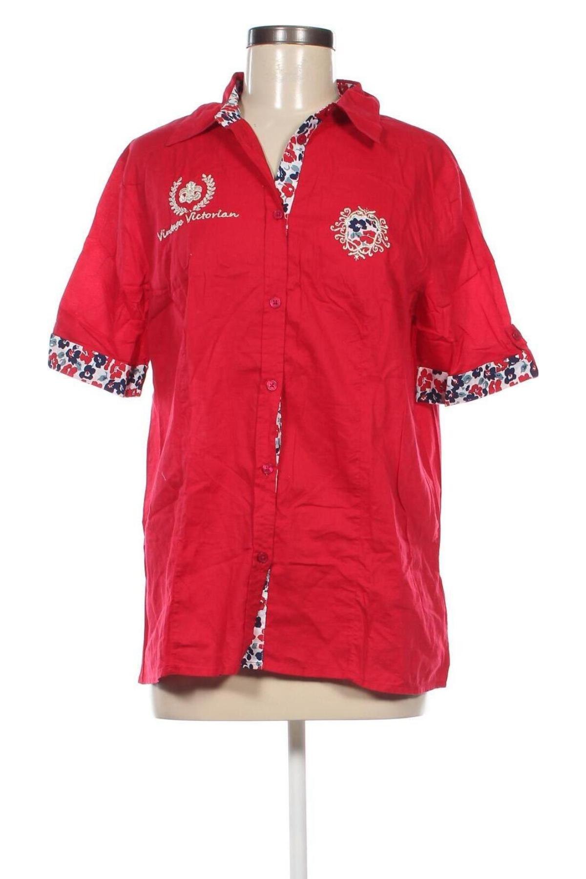 Γυναικείο πουκάμισο, Μέγεθος L, Χρώμα Κόκκινο, Τιμή 7,67 €