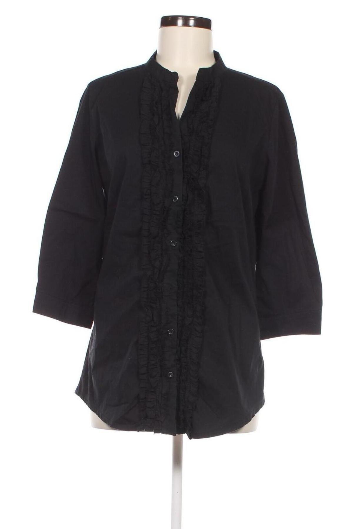 Γυναικείο πουκάμισο, Μέγεθος L, Χρώμα Μαύρο, Τιμή 7,67 €