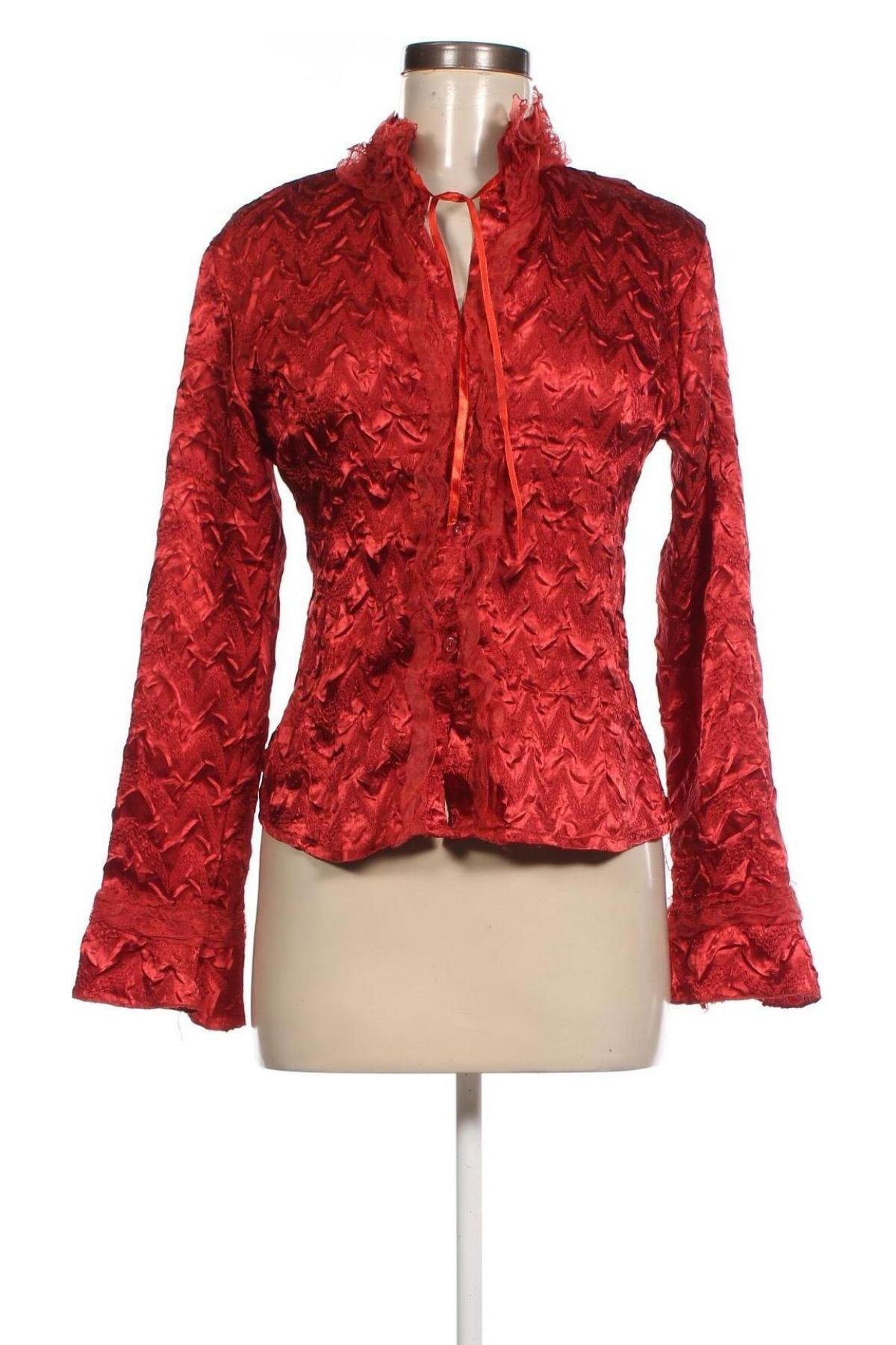 Γυναικείο πουκάμισο, Μέγεθος M, Χρώμα Κόκκινο, Τιμή 8,50 €