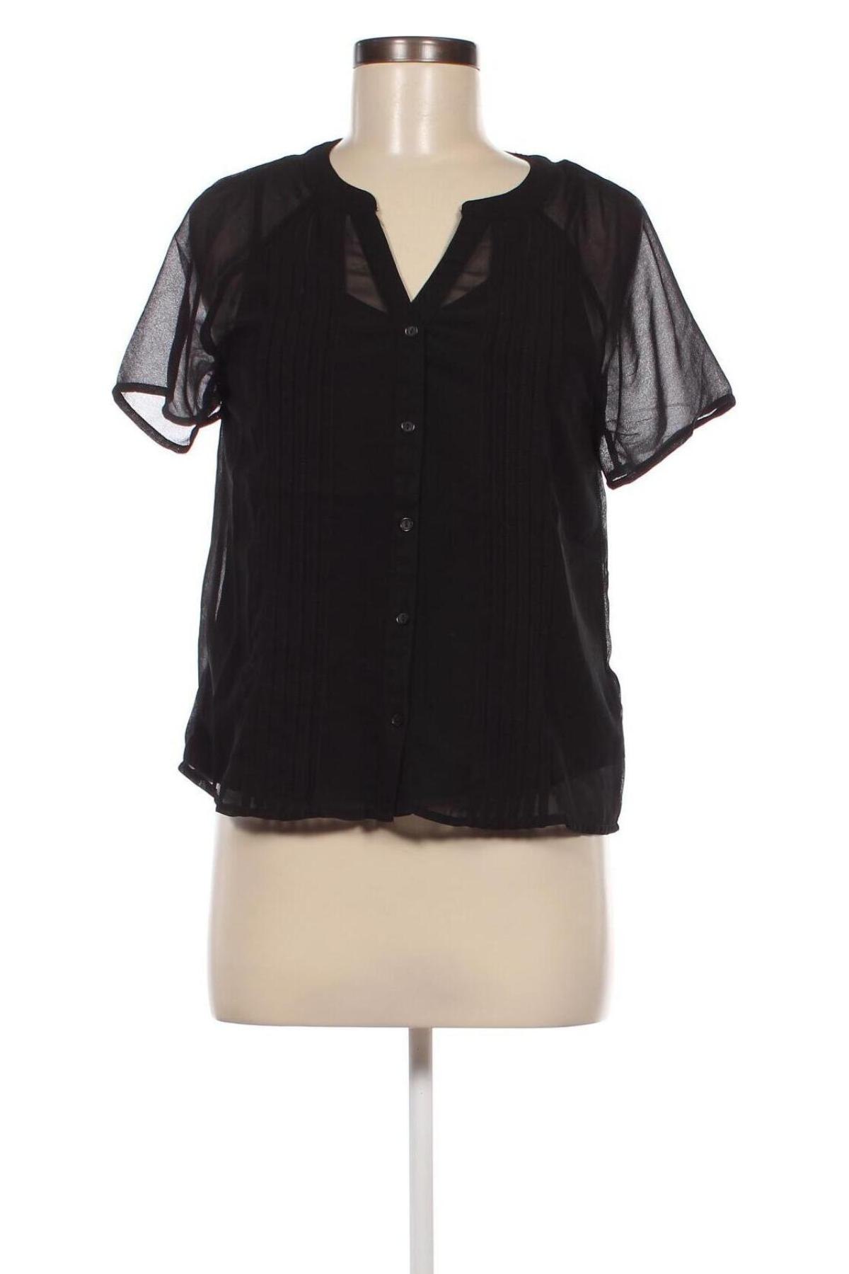 Γυναικείο πουκάμισο About You, Μέγεθος S, Χρώμα Μαύρο, Τιμή 10,67 €