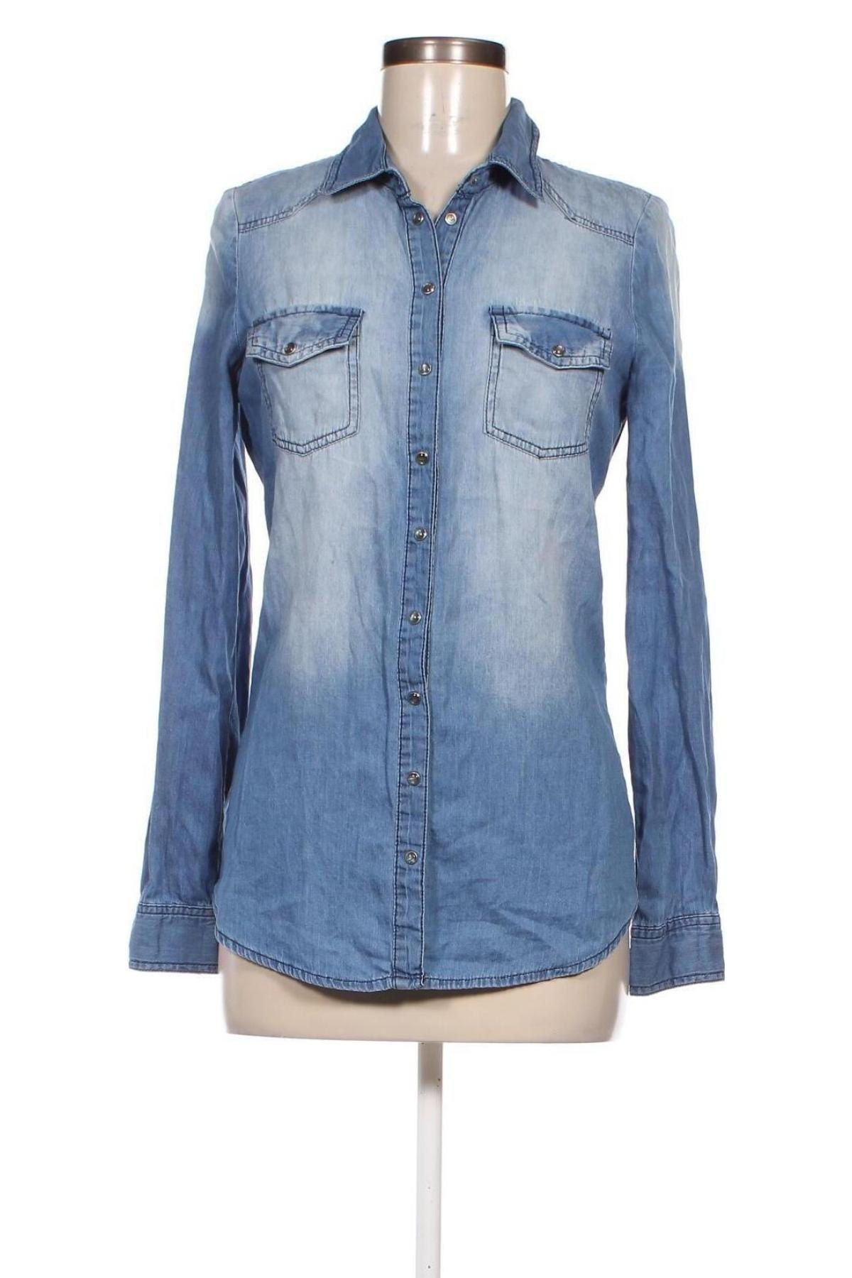 Γυναικείο πουκάμισο Amisu, Μέγεθος S, Χρώμα Μπλέ, Τιμή 7,29 €