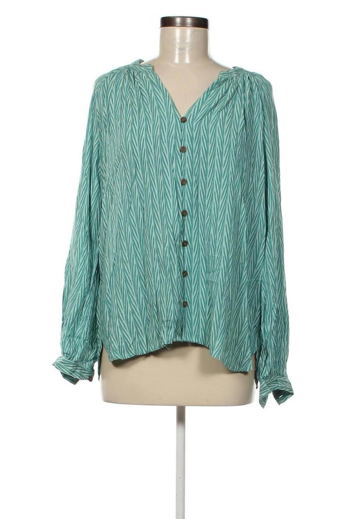 Γυναικείο πουκάμισο B Young, Μέγεθος M, Χρώμα Πράσινο, Τιμή 8,50 €