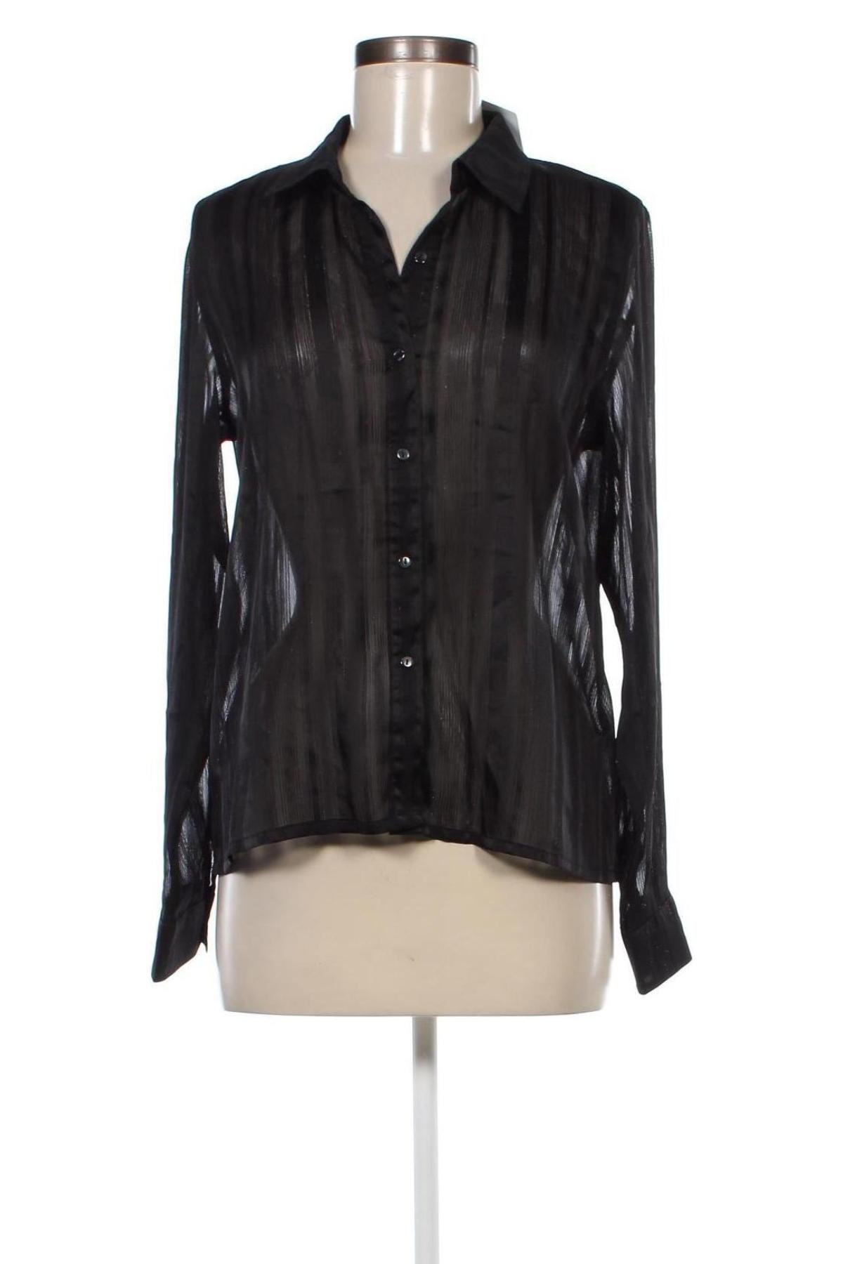 Γυναικείο πουκάμισο Bik Bok, Μέγεθος M, Χρώμα Μαύρο, Τιμή 8,50 €