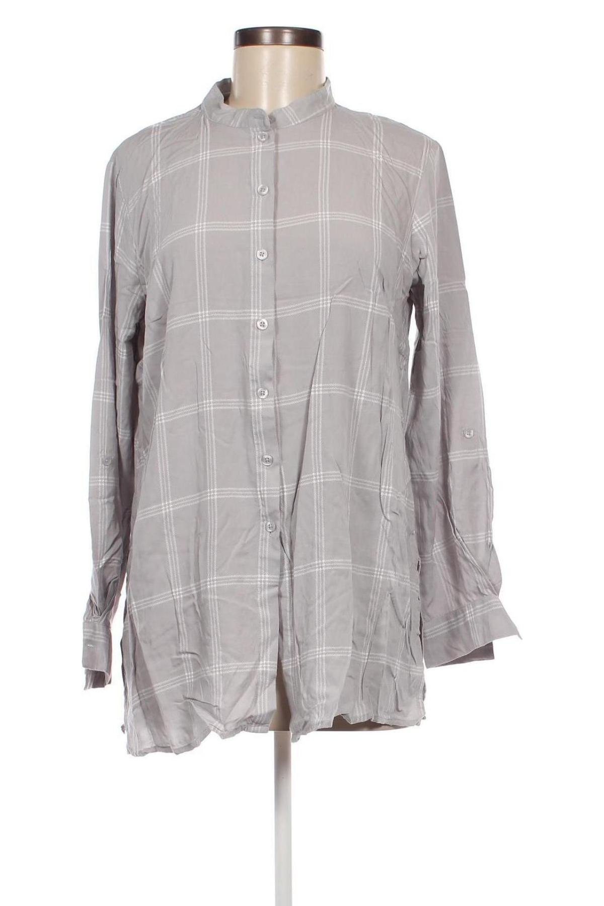 Дамска риза Bpc Bonprix Collection, Размер L, Цвят Сив, Цена 14,25 лв.