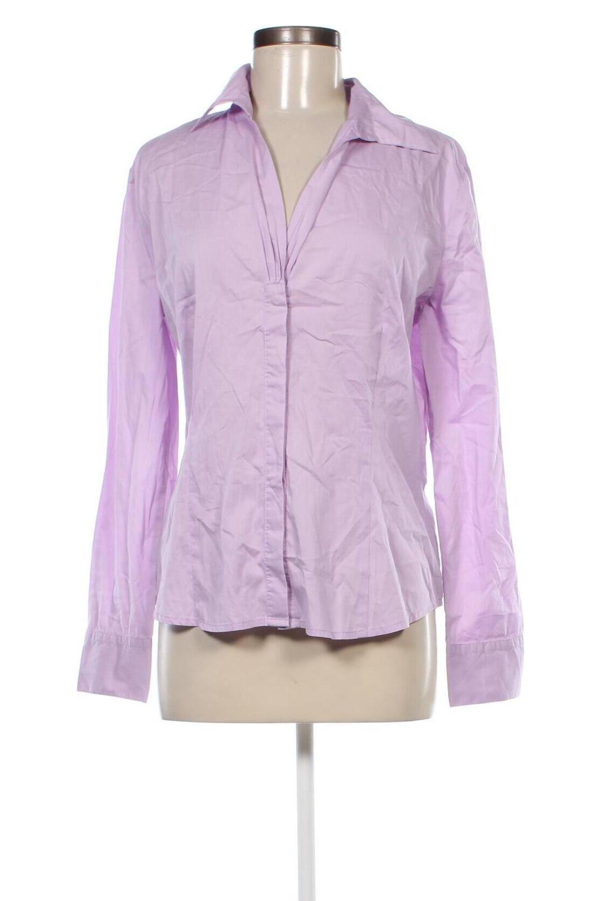 Γυναικείο πουκάμισο Comma,, Μέγεθος L, Χρώμα Βιολετί, Τιμή 11,88 €