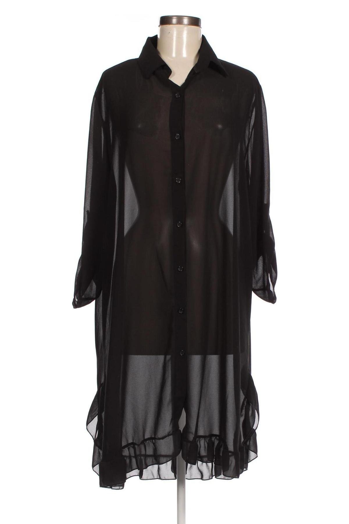 Γυναικείο πουκάμισο Creme Fraiche, Μέγεθος XXL, Χρώμα Μαύρο, Τιμή 10,52 €
