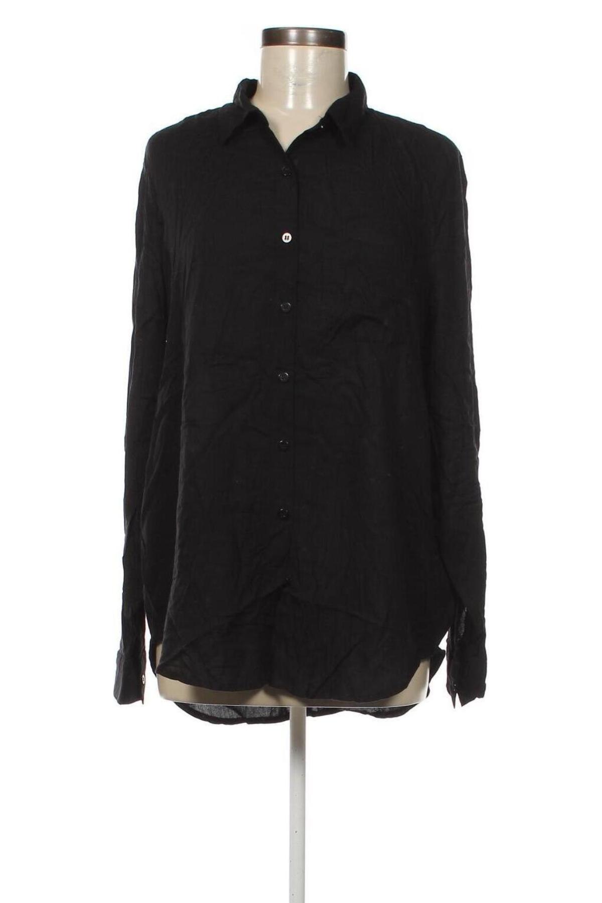 Γυναικείο πουκάμισο Cubus, Μέγεθος M, Χρώμα Μαύρο, Τιμή 8,50 €