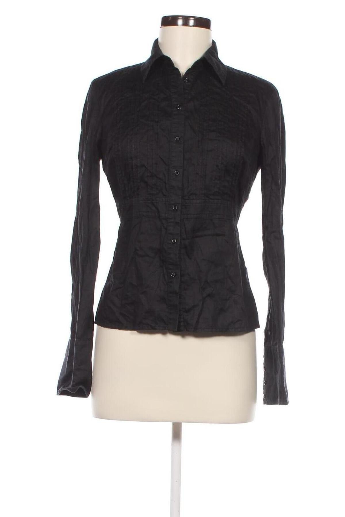 Γυναικείο πουκάμισο Dika, Μέγεθος M, Χρώμα Μαύρο, Τιμή 10,43 €